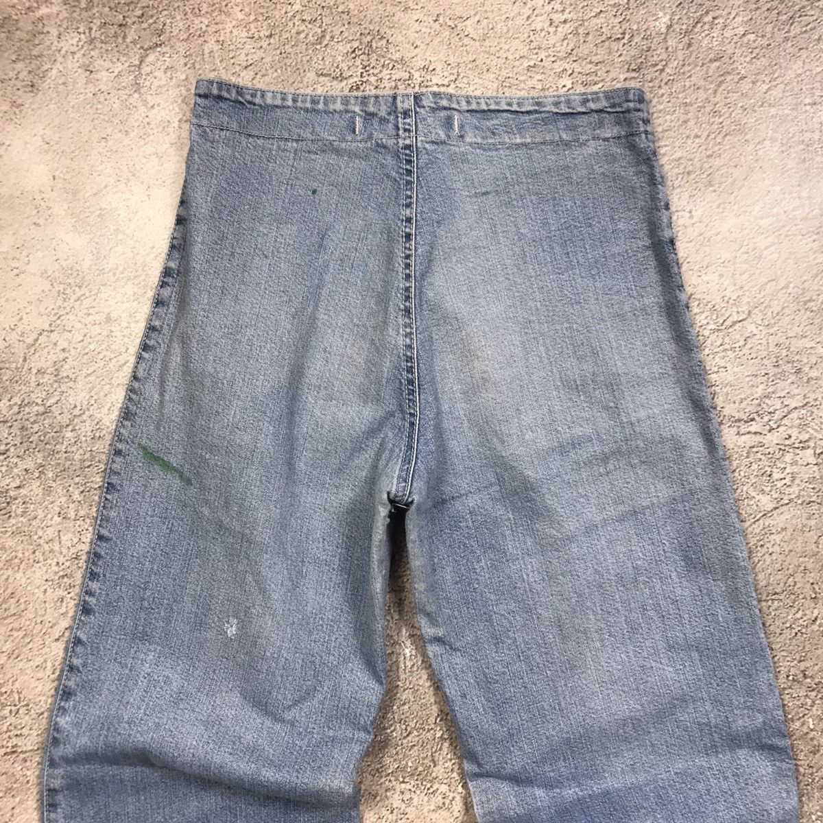 Vintage Vintage Y2K Baggy Distressed Flared Jeans Grunge Logo 24 Size 24" / US 00 / IT 34 - 5 Thumbnail