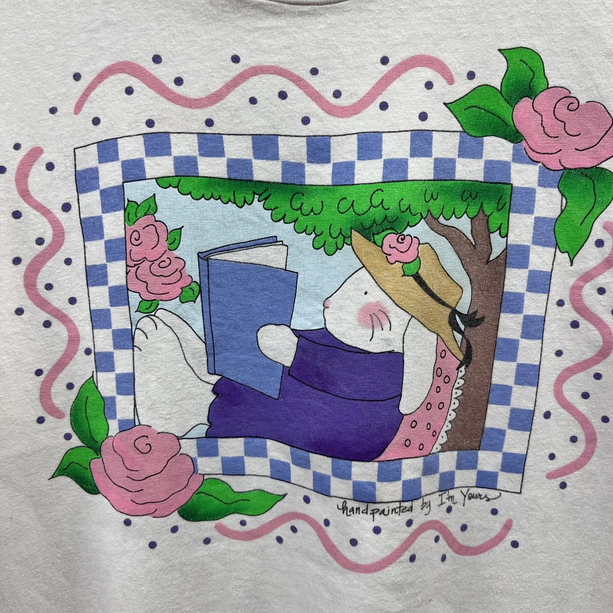 Vintage VTG IM YOURS HANDPAINTED TEE Size US L / EU 52-54 / 3 - 2 Thumbnail