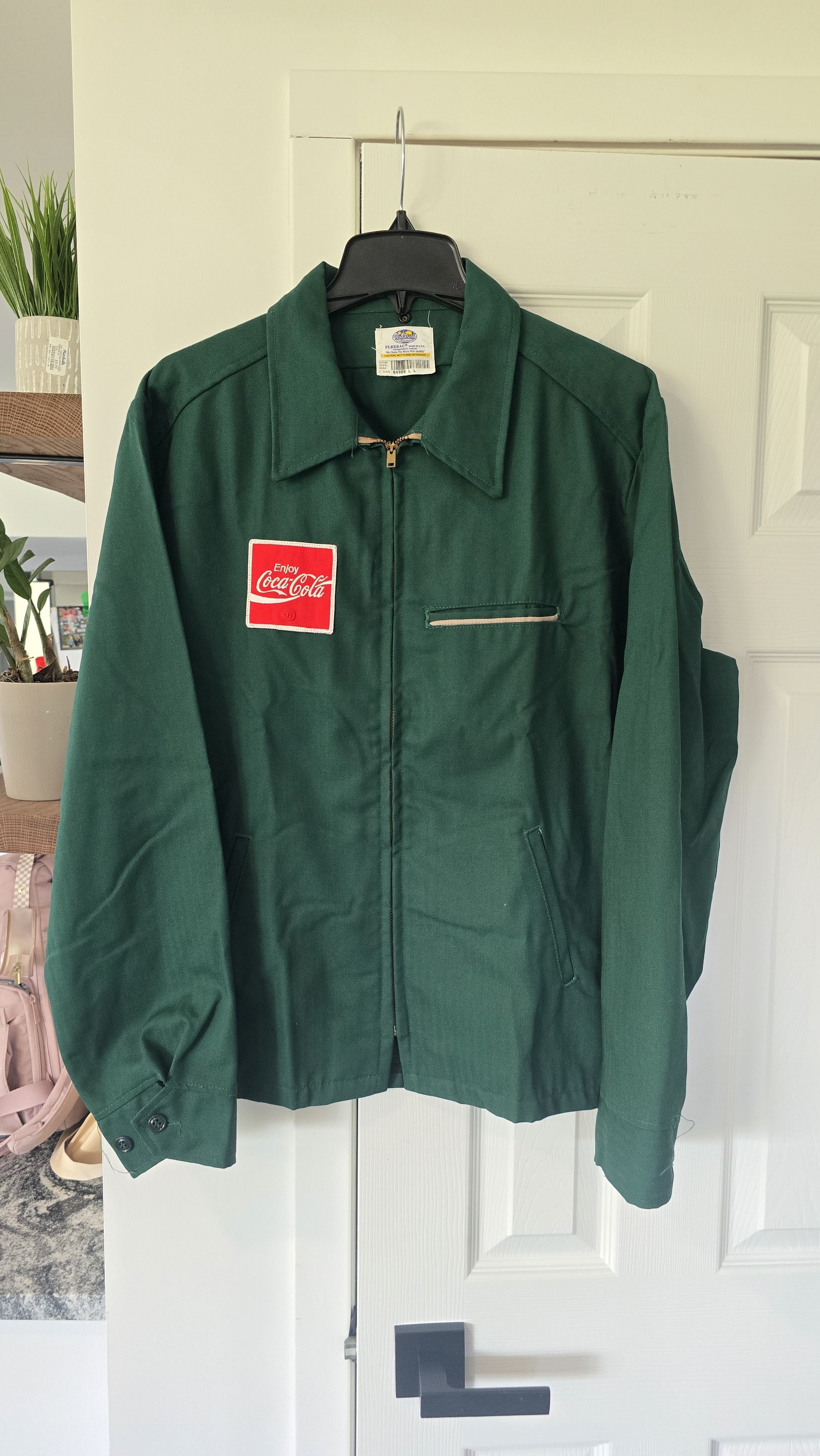 Coca Cola Vintage 70s Coca - Cola Workers Jacket Size US L / EU 52-54 / 3 - 1 Thumbnail