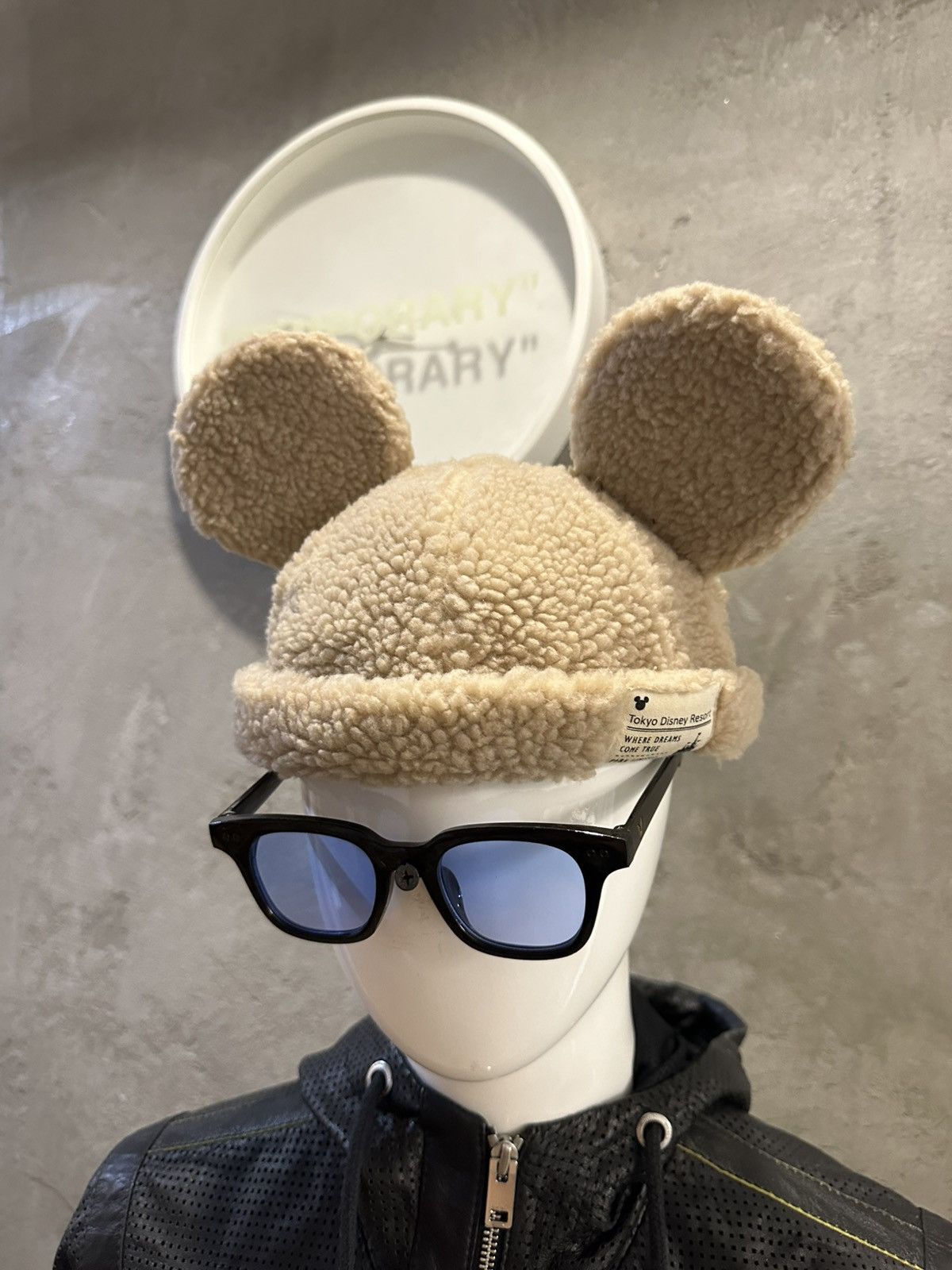 Designer × Japanese Brand Mickey Mouse Ear Fluffy Beanie Hats (OSFA) Japan Limited Size ONE SIZE - 2 Thumbnail
