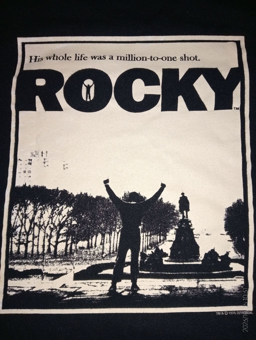 Vintage 🔥Vintage Movie Rocky 1976 Tee Very Rare Size US L / EU 52-54 / 3 - 1 Preview