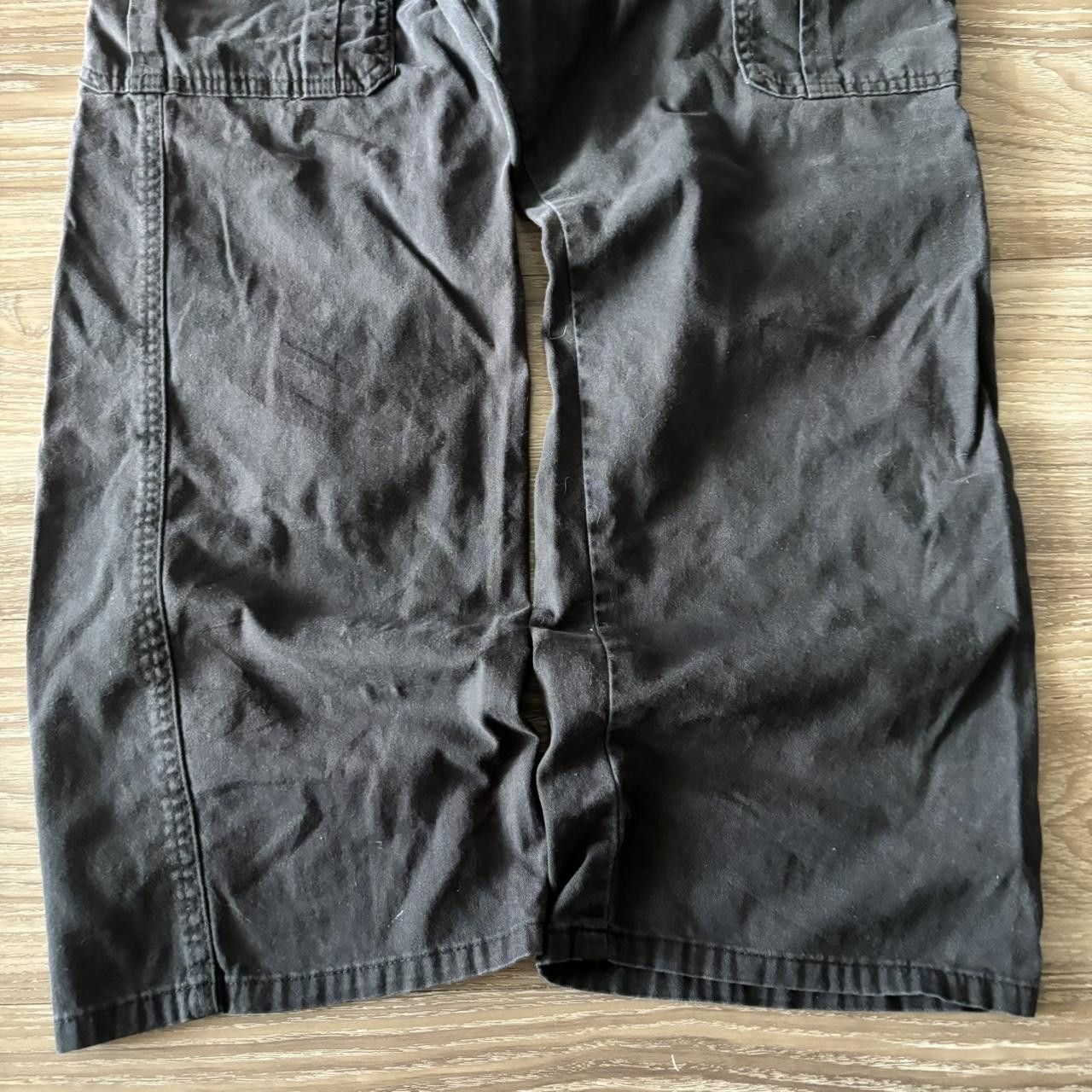 Vintage Crazy Vintage Y2K/2000s Baggy Faded Black Skater Cargo Pants! 36x29 Size US 36 / EU 52 - 6 Thumbnail