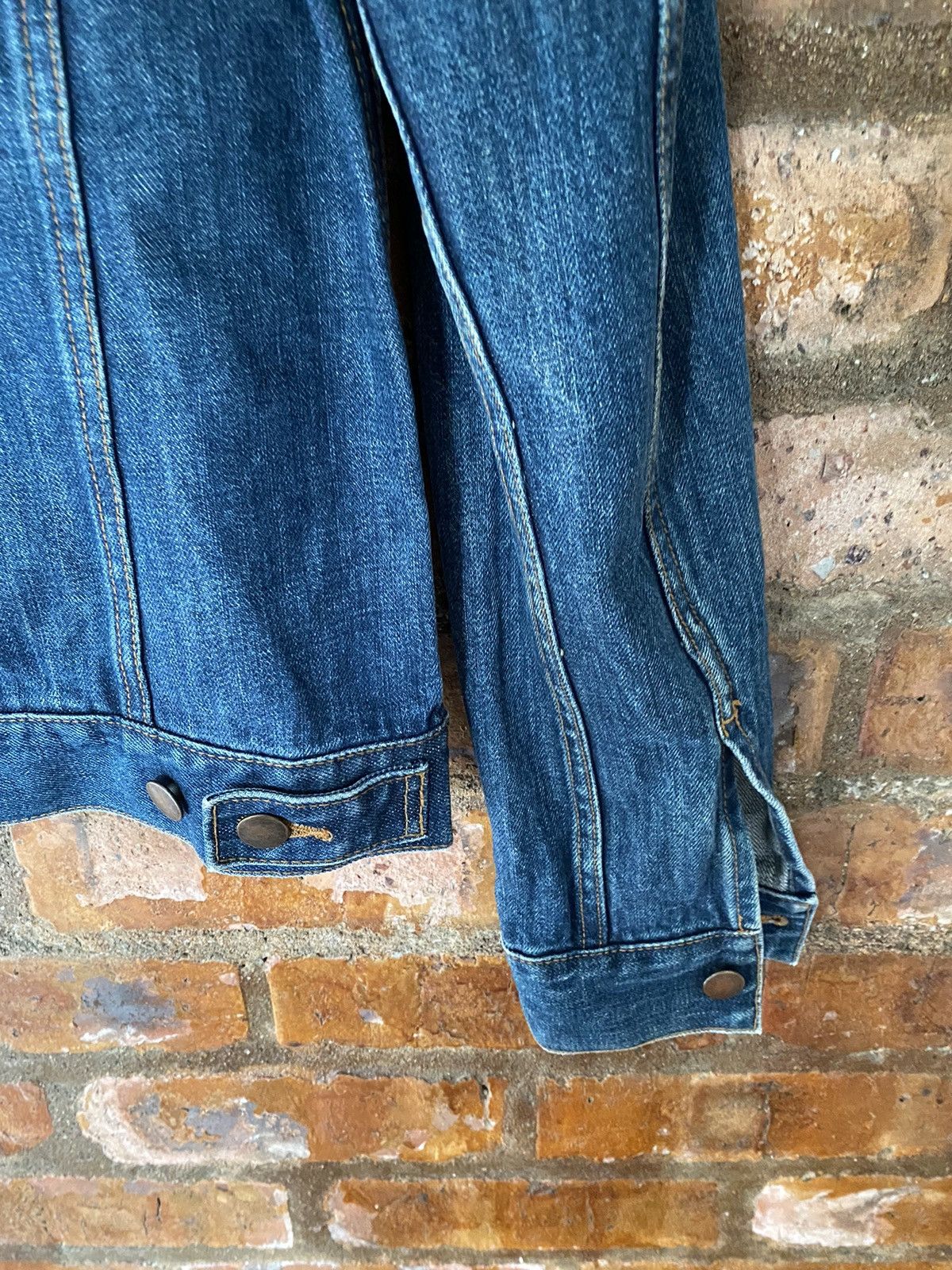 Maison MIHARA YASUHIRO 🔥2000s 🔥 OG trompe l'oeil denim Jacket Size US S / EU 44-46 / 1 - 14 Thumbnail