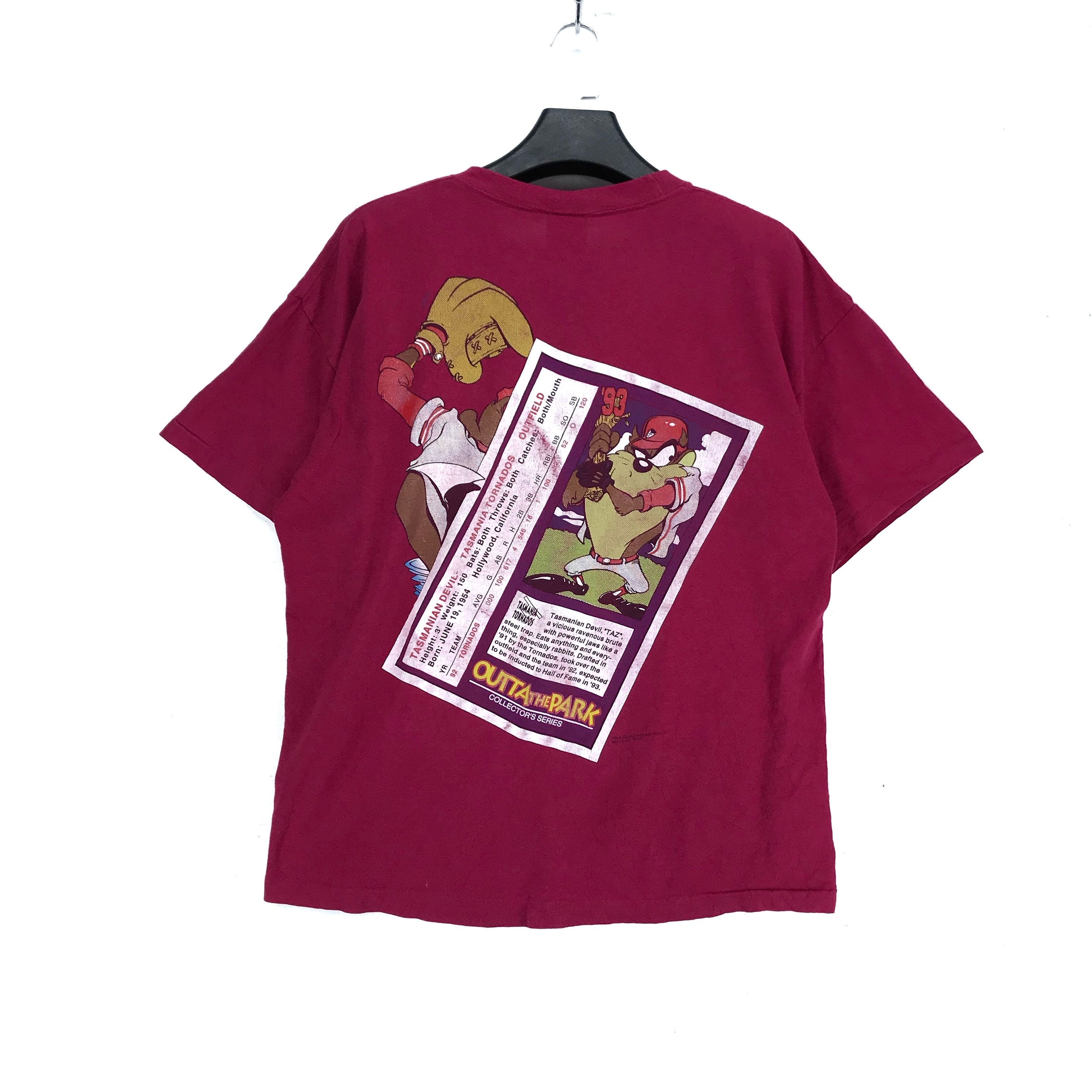 Other 93' Tazmania Mirror Print Tasmanian Devil Baseball #2683-29 Size US XL / EU 56 / 4 - 8 Thumbnail
