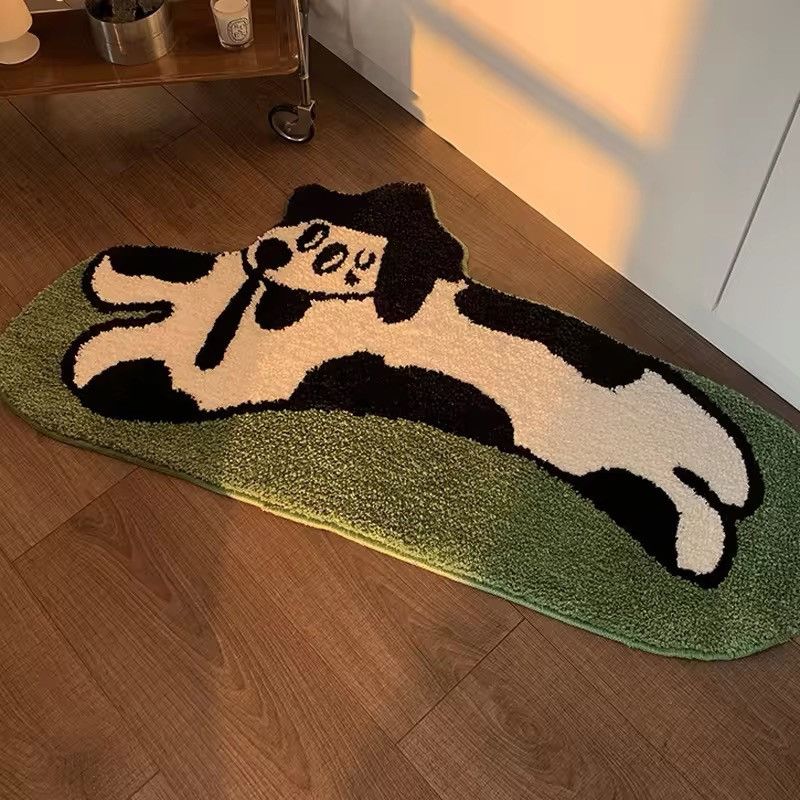 Handmade Handmade Tufting Home Decor Cartoon Animal Rug Carpet Size ONE SIZE - 1 Thumbnail