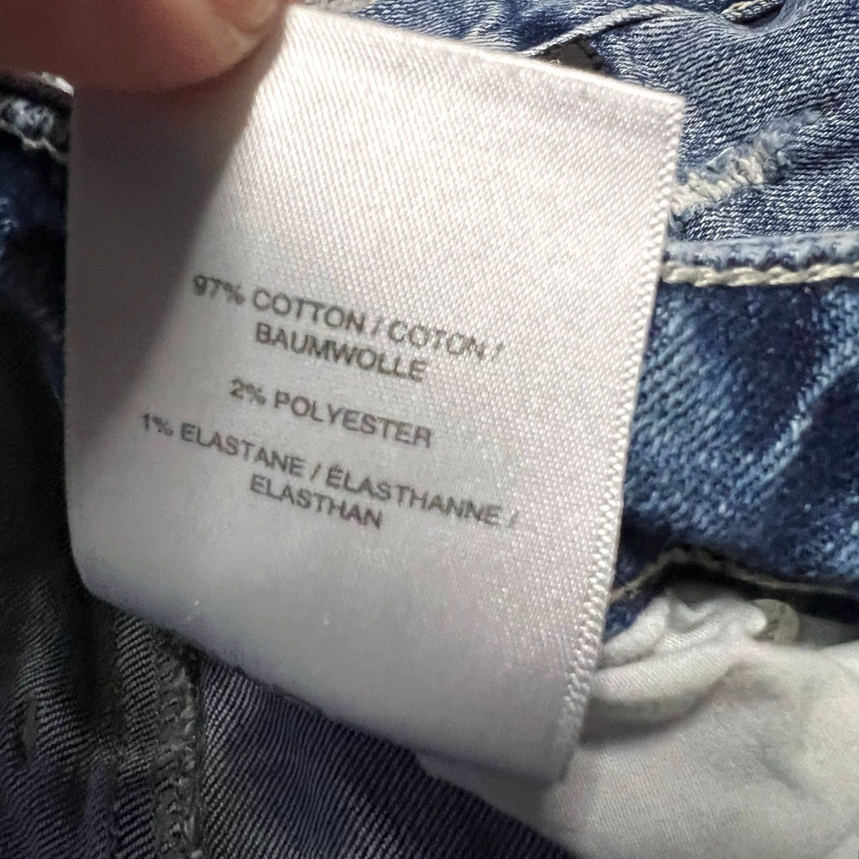 Silver Jeans Co. Silver Jeans Elyse Capri Womens 34 38x23.5 Blue Western Contrast Stitch Capri Womens Plus 34 Jeans Blue Western Contrast Stitch Size 24" / US 00 / IT 34 - 6 Thumbnail