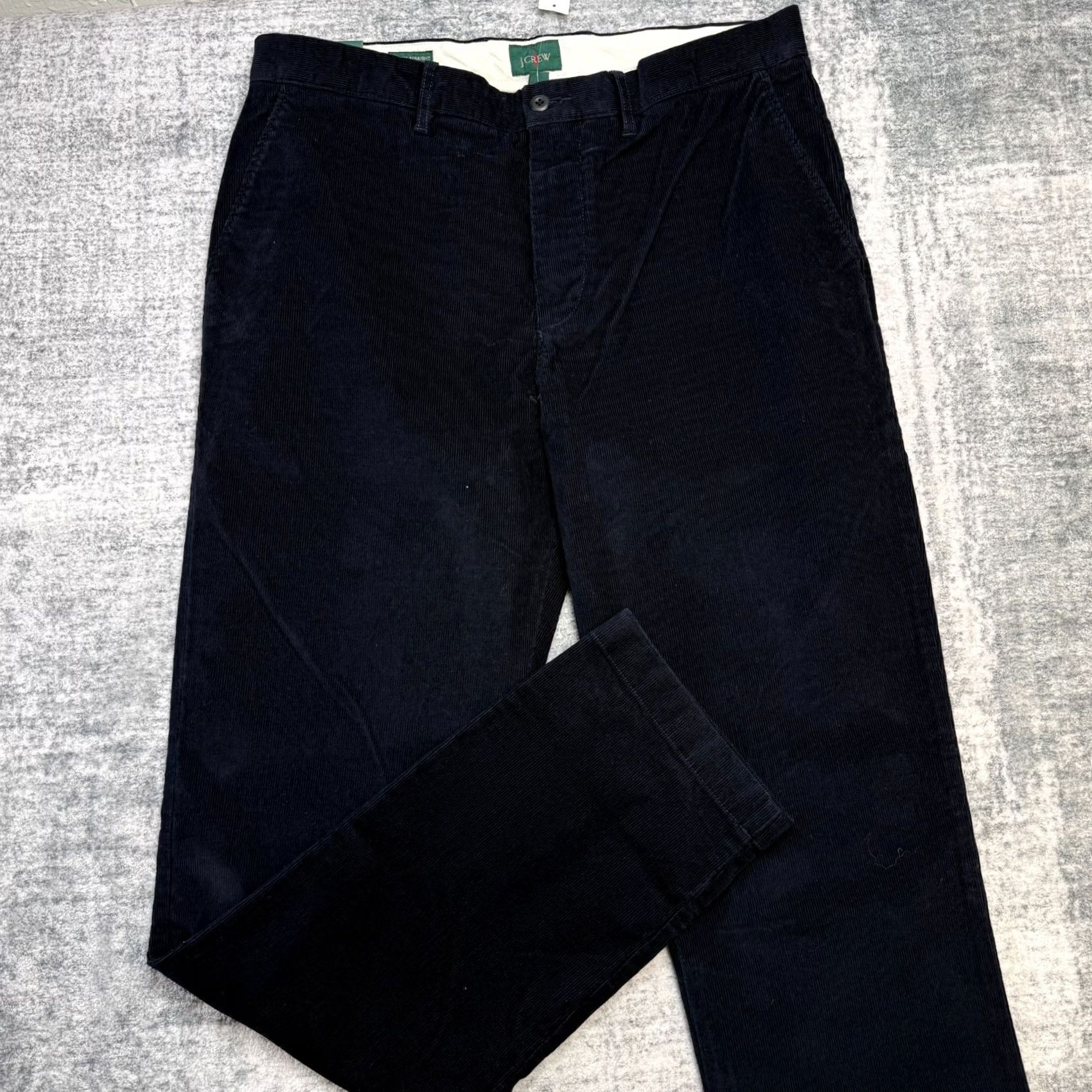 J.Crew J Crew Pants Mens 34x34 Navy Blue Corduroy Broken In Straight Trouser Preppy Ivy Size US 34 / EU 50 - 2 Thumbnail