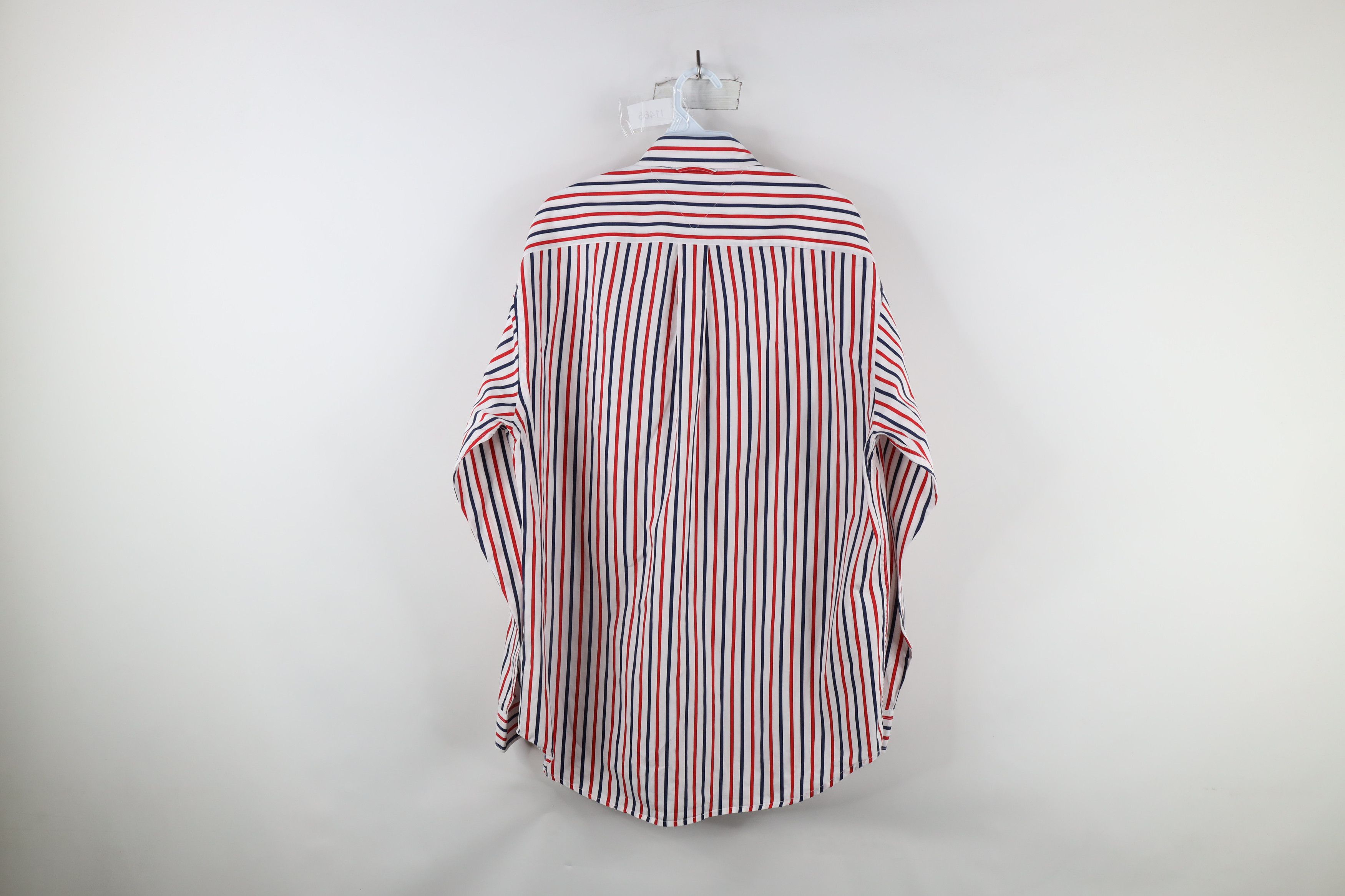 Tommy Hilfiger × Vintage Vintage 90s Tommy Hilfiger Block Collared Button Down Shirt Size US M / EU 48-50 / 2 - 10 Thumbnail