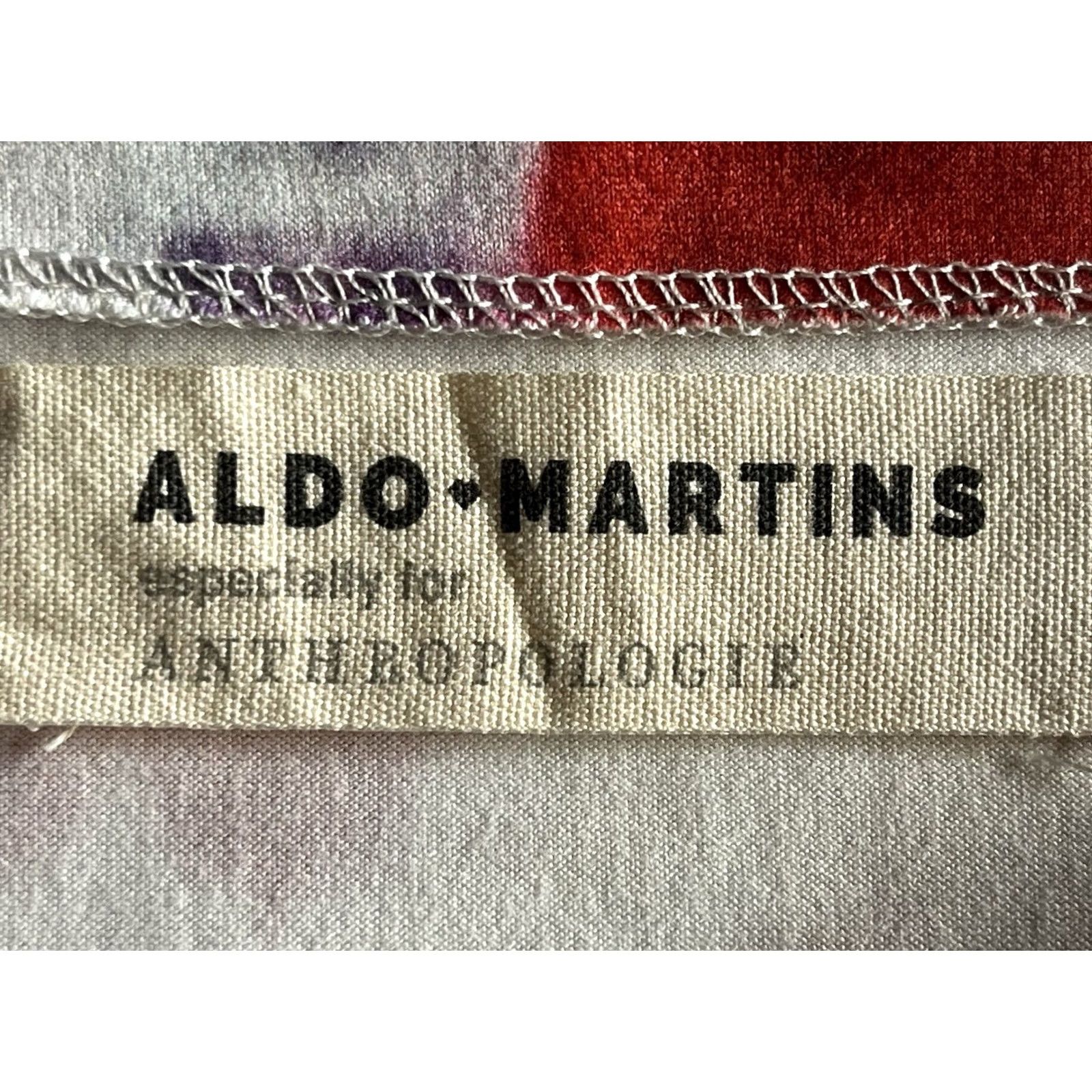 Aldo Aldo Martins Blouse Women Medium Lightweight Sleeveless Tie Multicolor Knit Top Size M / US 6-8 / IT 42-44 - 5 Thumbnail