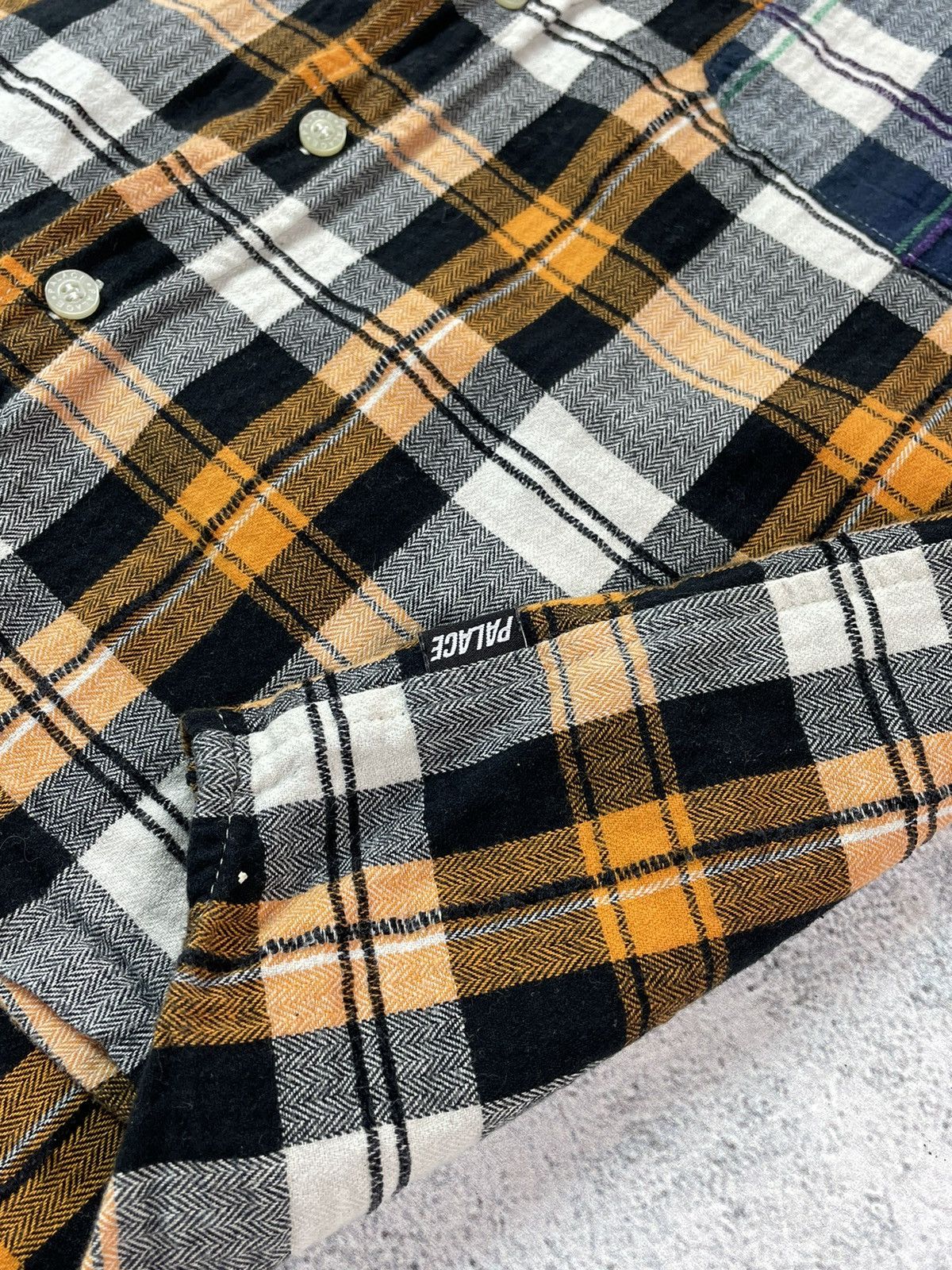 Palace PALACE Skateboarding Checkmate Drop Two Tone Oversized Shirt Size US M / EU 48-50 / 2 - 8 Thumbnail