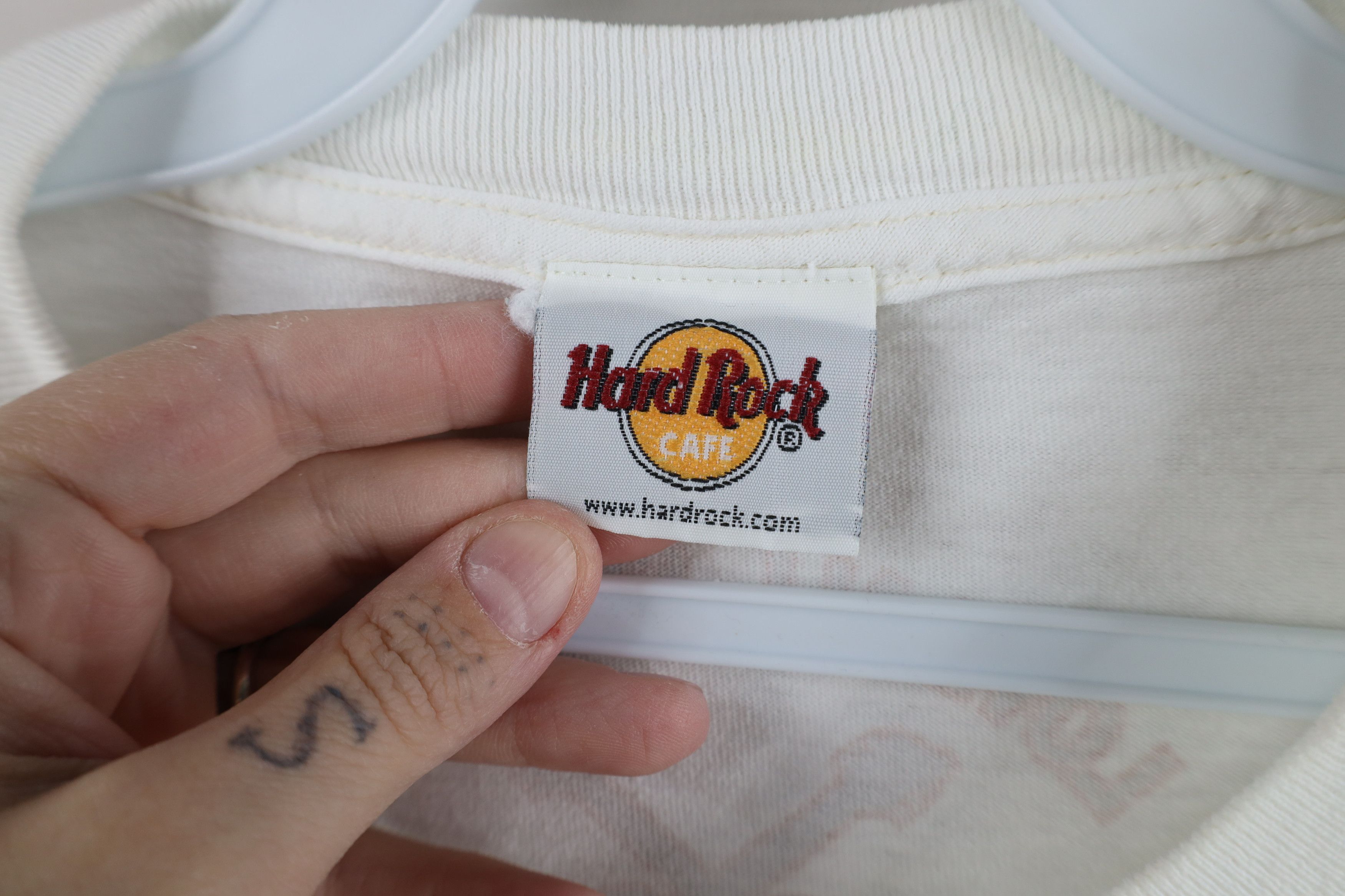 Hard Rock Cafe Vintage Hard Rock Cafe London Spell Out Short Sleeve T-Shirt Size US XL / EU 56 / 4 - 10 Thumbnail
