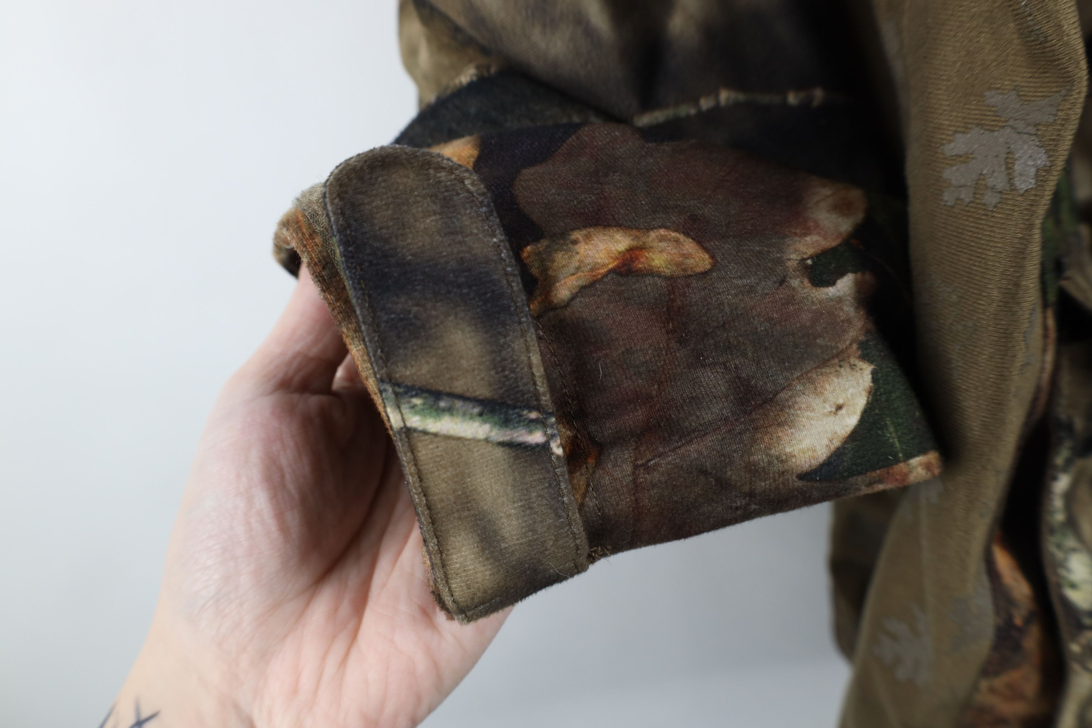 Vintage Vintage Streetwear Chamois Cloth Hooded Hunting Jacket Size M / US 6-8 / IT 42-44 - 8 Thumbnail