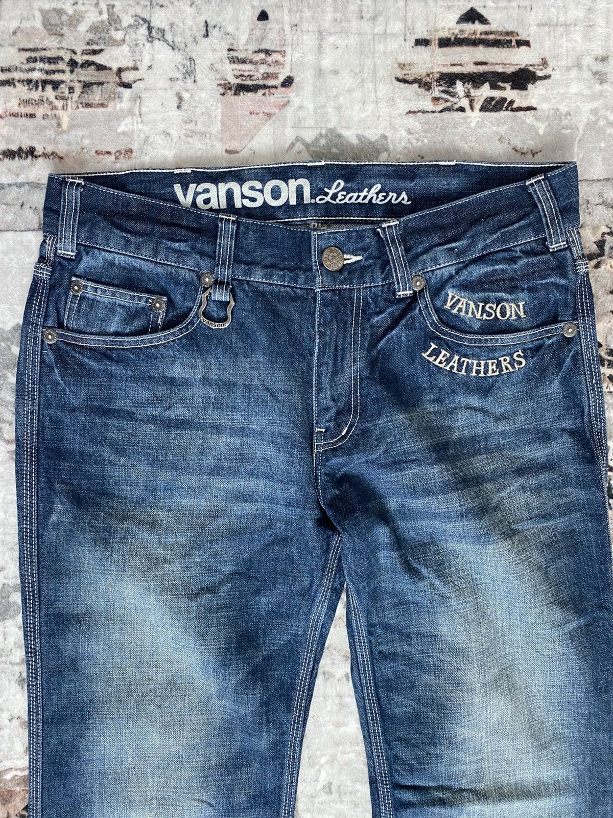 If Six Was Nine × Japanese Brand × Vanson Leathers Rare Embroidery Vanson Leathers Motorcycles Size US 32 / EU 48 - 5 Thumbnail