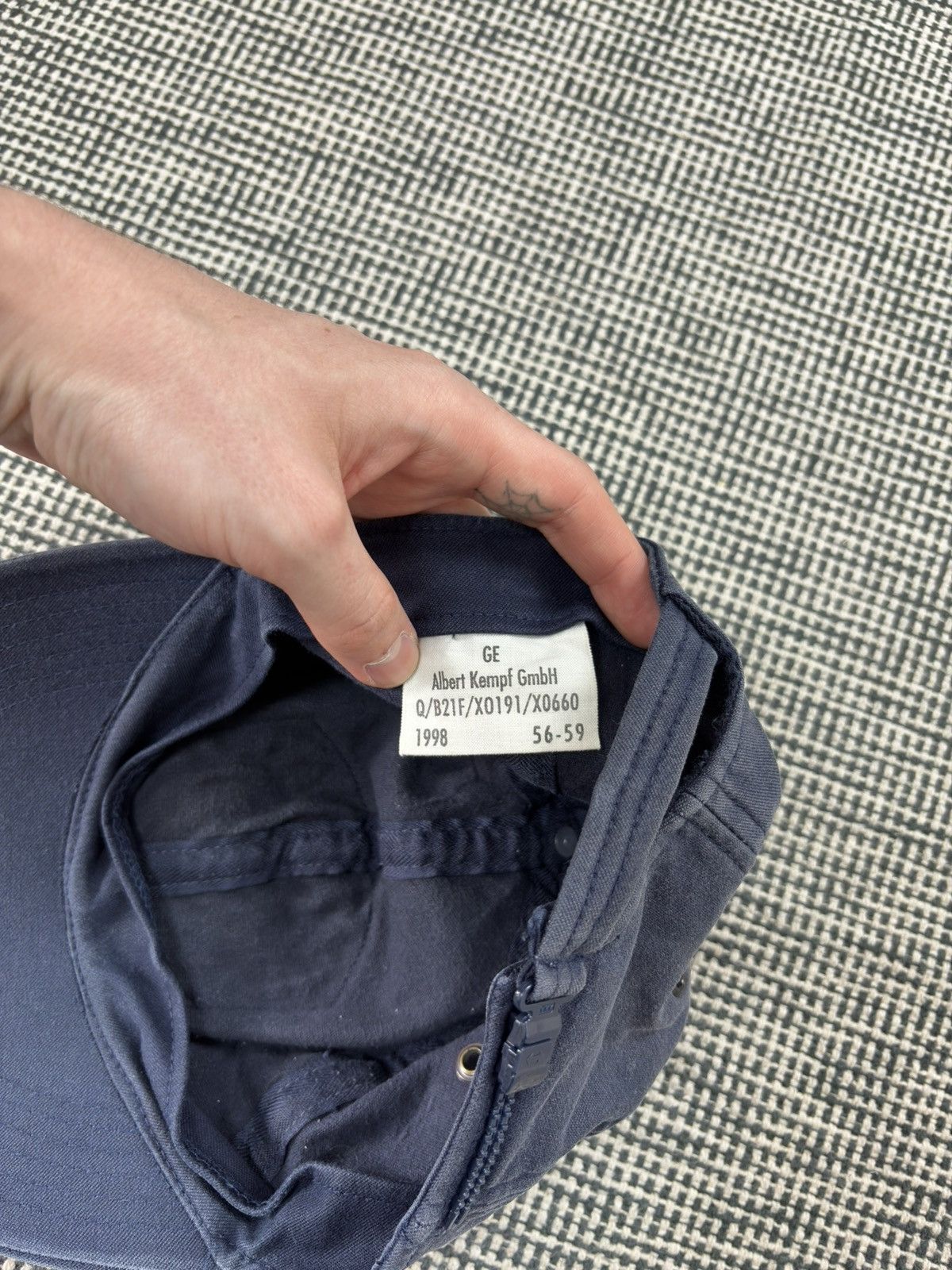 Other 90s German marine 90s Albert Kempf cap washed faded Size ONE SIZE - 3 Thumbnail