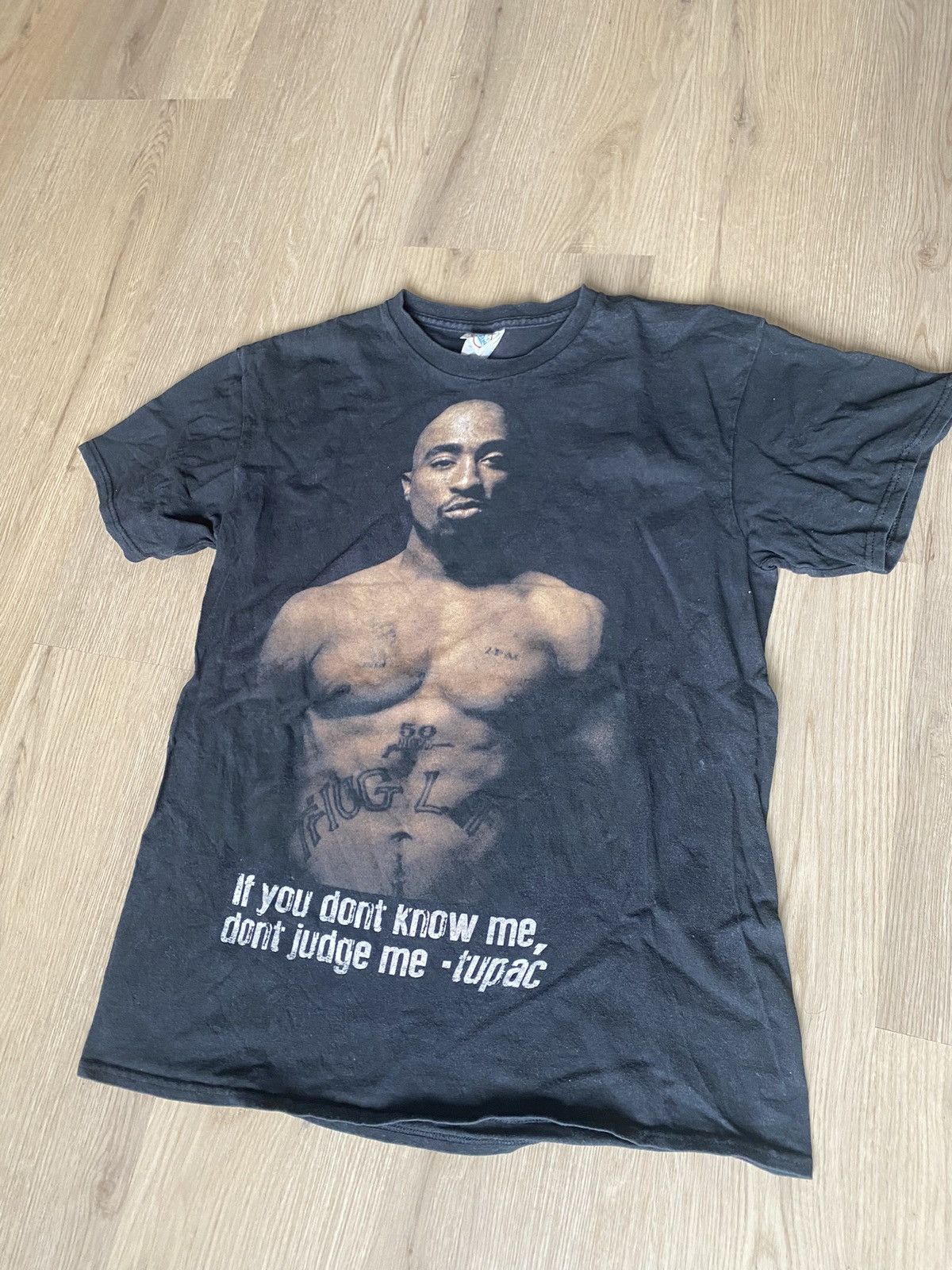 Vintage Vintage 90’s tshirt Tupac Shakur Size US M / EU 48-50 / 2 - 1 Thumbnail