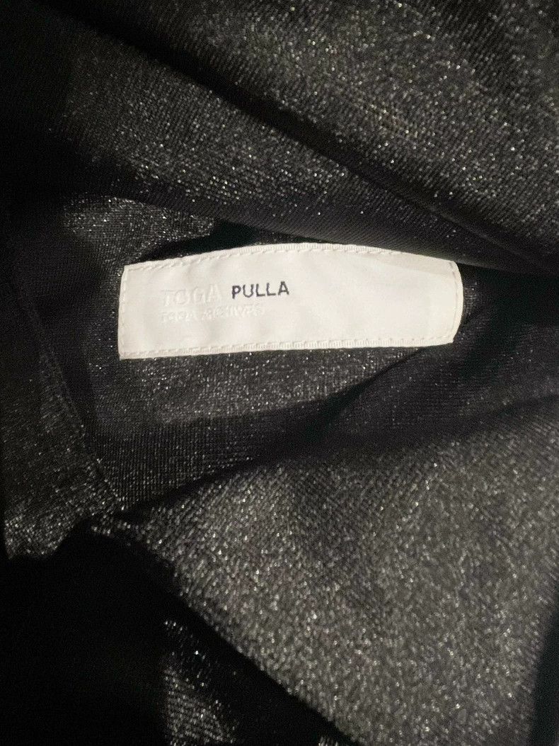 Toga Pulla Toga Pulla 19SS Belt-Trim High-Waist Tapered Pants 2504-Nex Size 37" - 8 Thumbnail