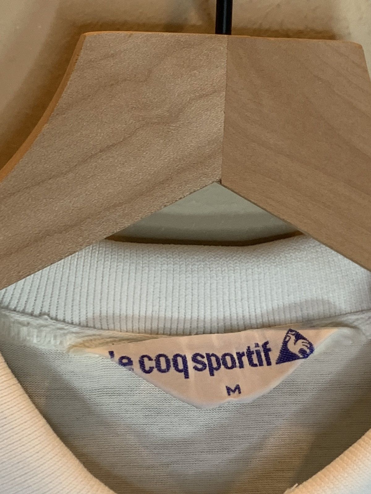 Le Coq Sportif RARE* Vintage 80’s Le Coq Sportif Grid Art Polo Henley Shirt Size US M / EU 48-50 / 2 - 7 Thumbnail