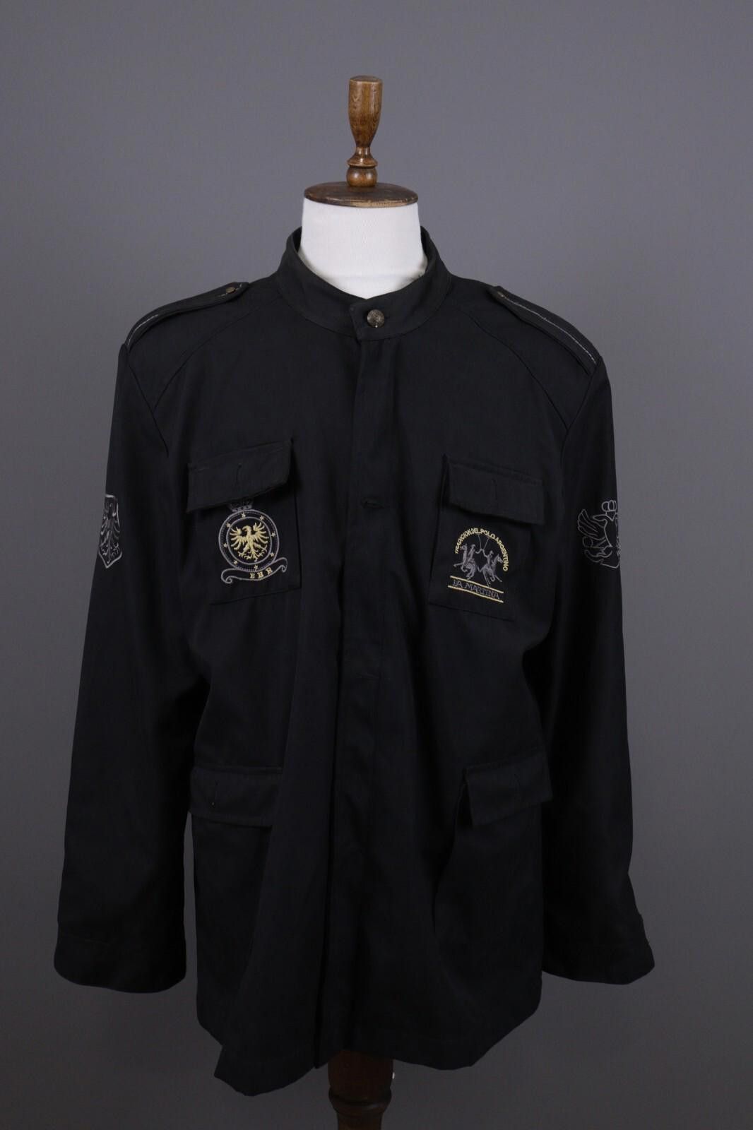 La Martina Vintage La Martina Camping de Polo Black Cargo Jacket Sz XXL Size XXL / US 16-18 / IT 52-54 - 1 Thumbnail