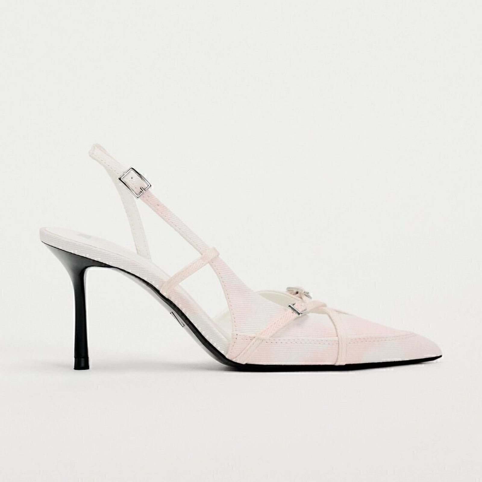 Zara Zara Pink Slingback Heels Pointed Toe Pumps NWT Size US 9 / IT 39 - 18 Thumbnail