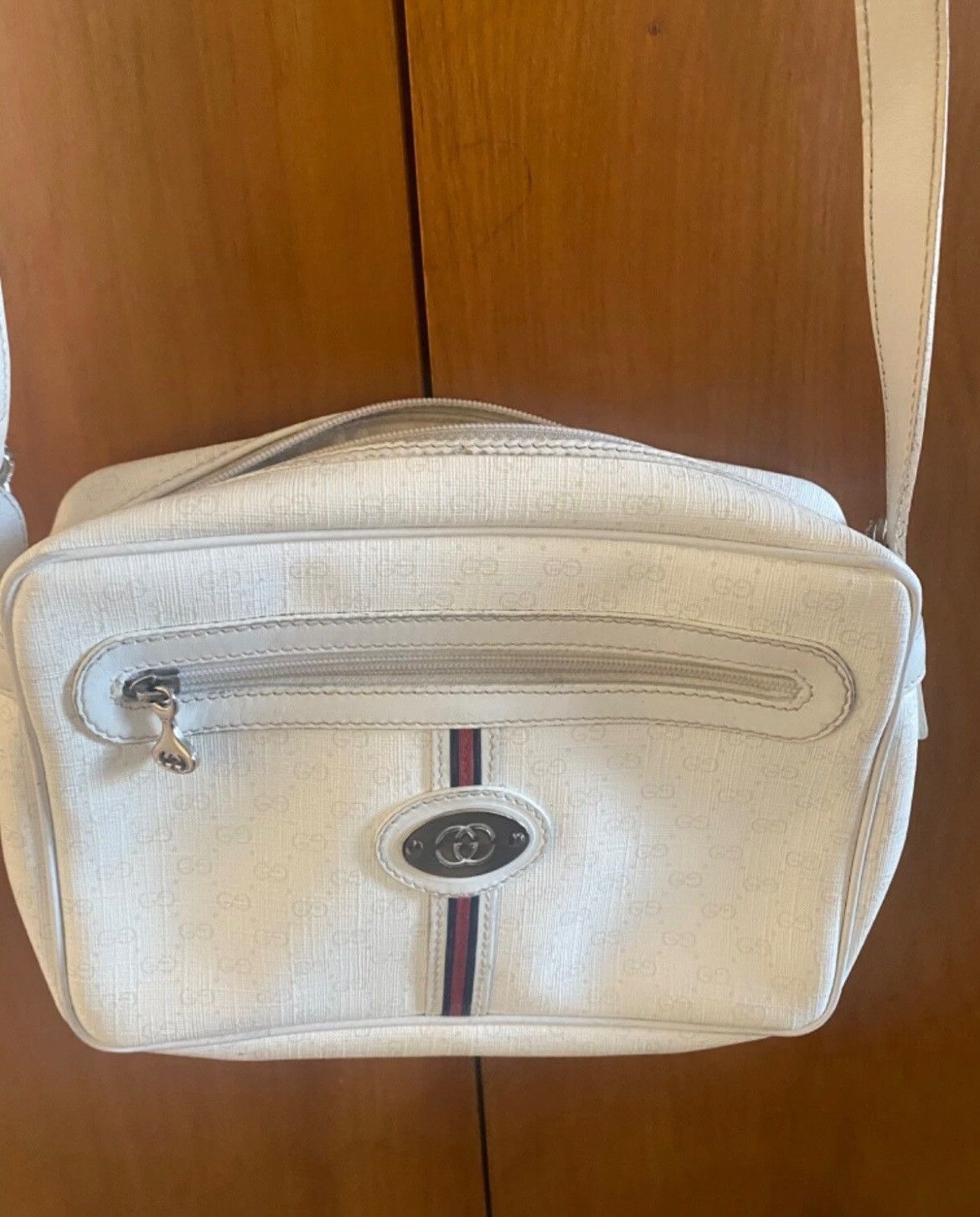 Dior × Gucci × Louis Vuitton Vintage White Gucci Cross Body bag Size ONE SIZE - 3 Thumbnail