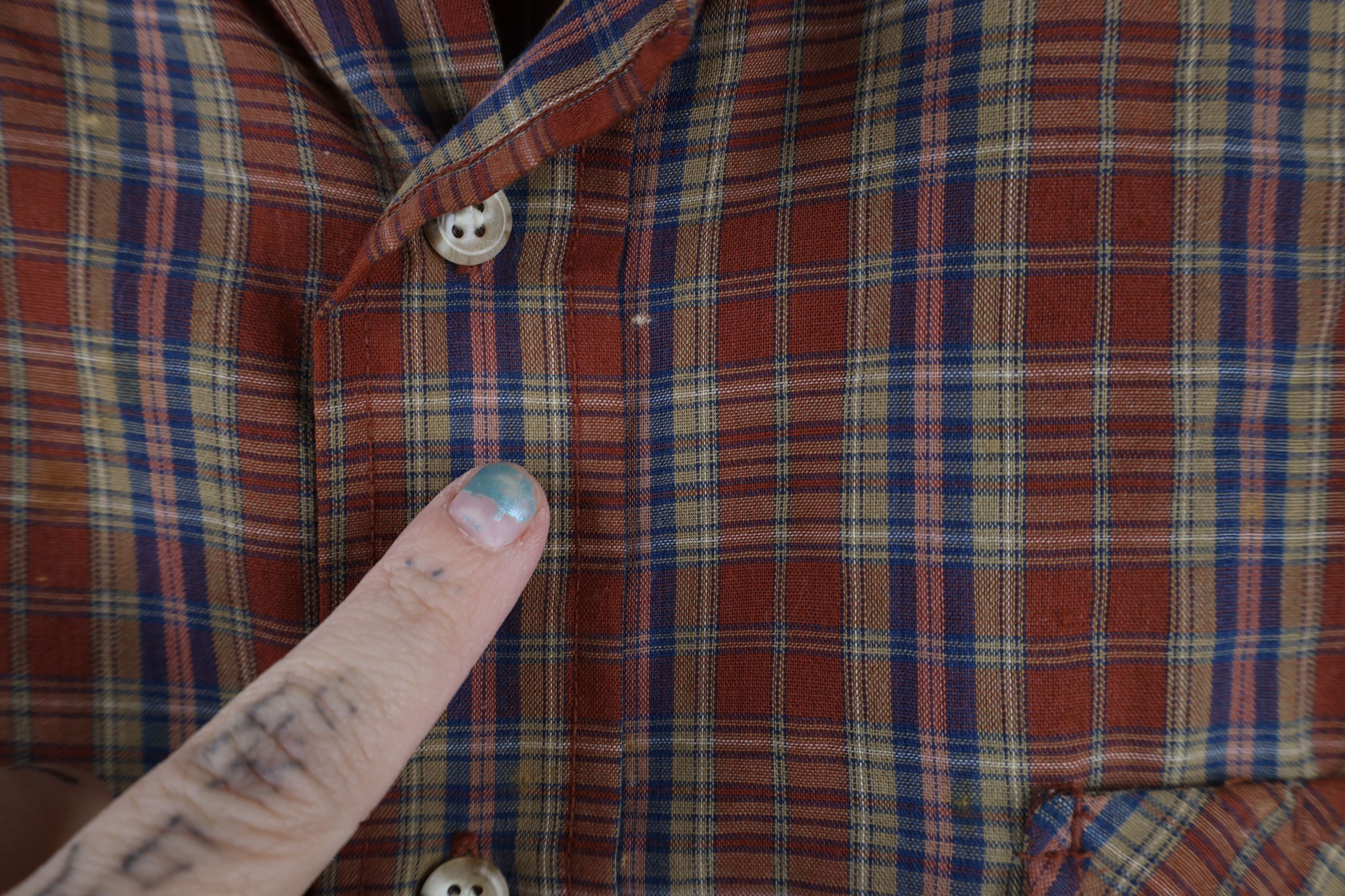 Levi's × Vintage Vintage 80s Levis Fit Collared Button Down Shirt Plaid Size US XL / EU 56 / 4 - 5 Thumbnail
