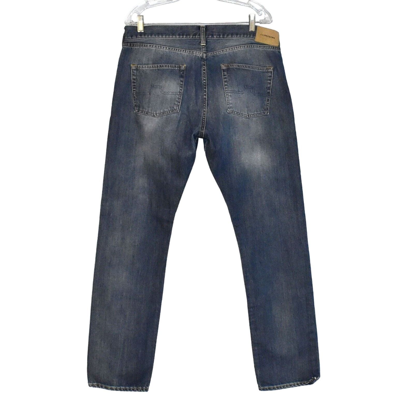J.Lindeberg J LINDEBERG Eddie 2200 True Worn Denim Jeans Size 36 x 31 Size US 36 / EU 52 - 3 Thumbnail