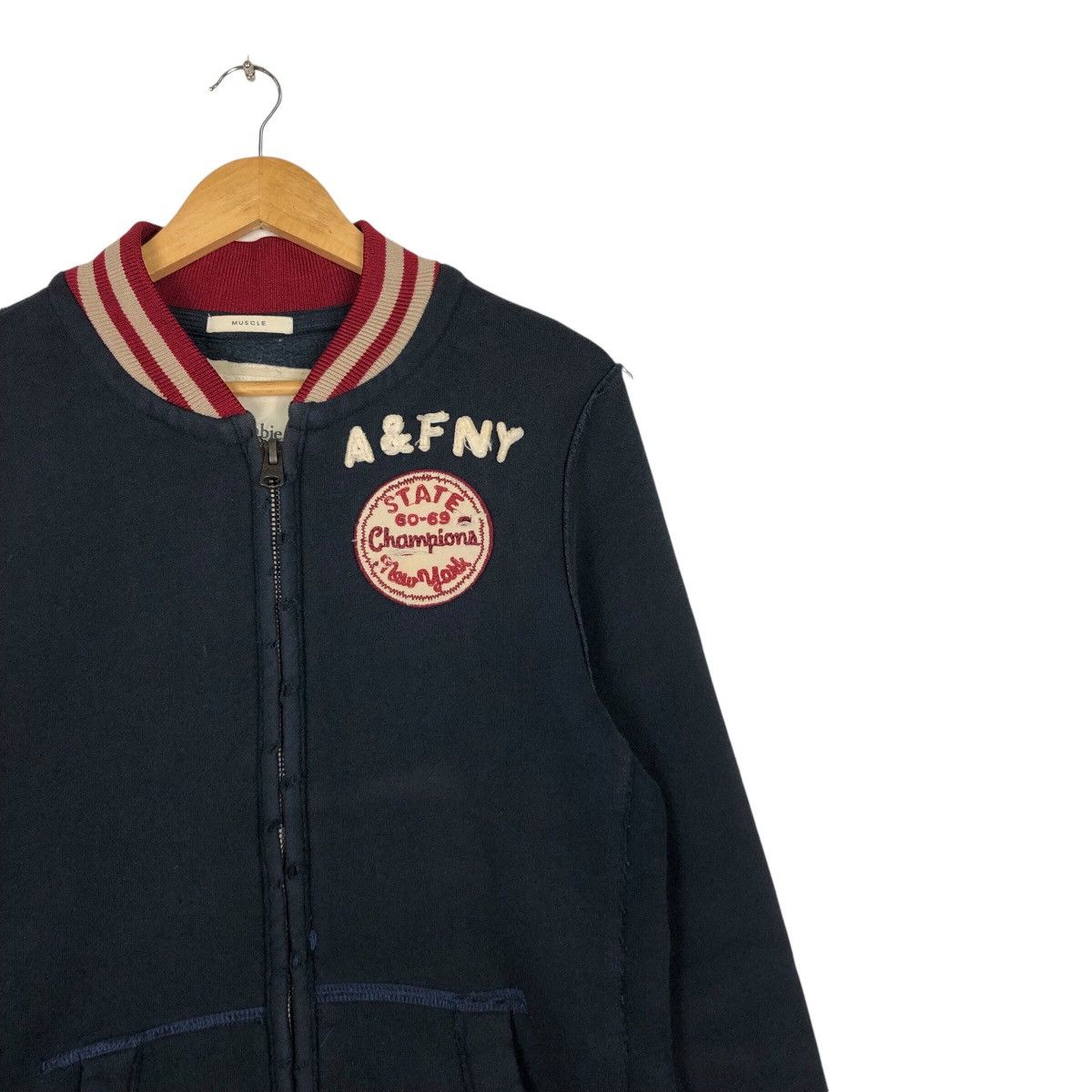 Abercrombie & Fitch × Japanese Brand Abercrombie & Fitch Sweater Jacket Rare Streetwear Size US M / EU 48-50 / 2 - 5 Thumbnail