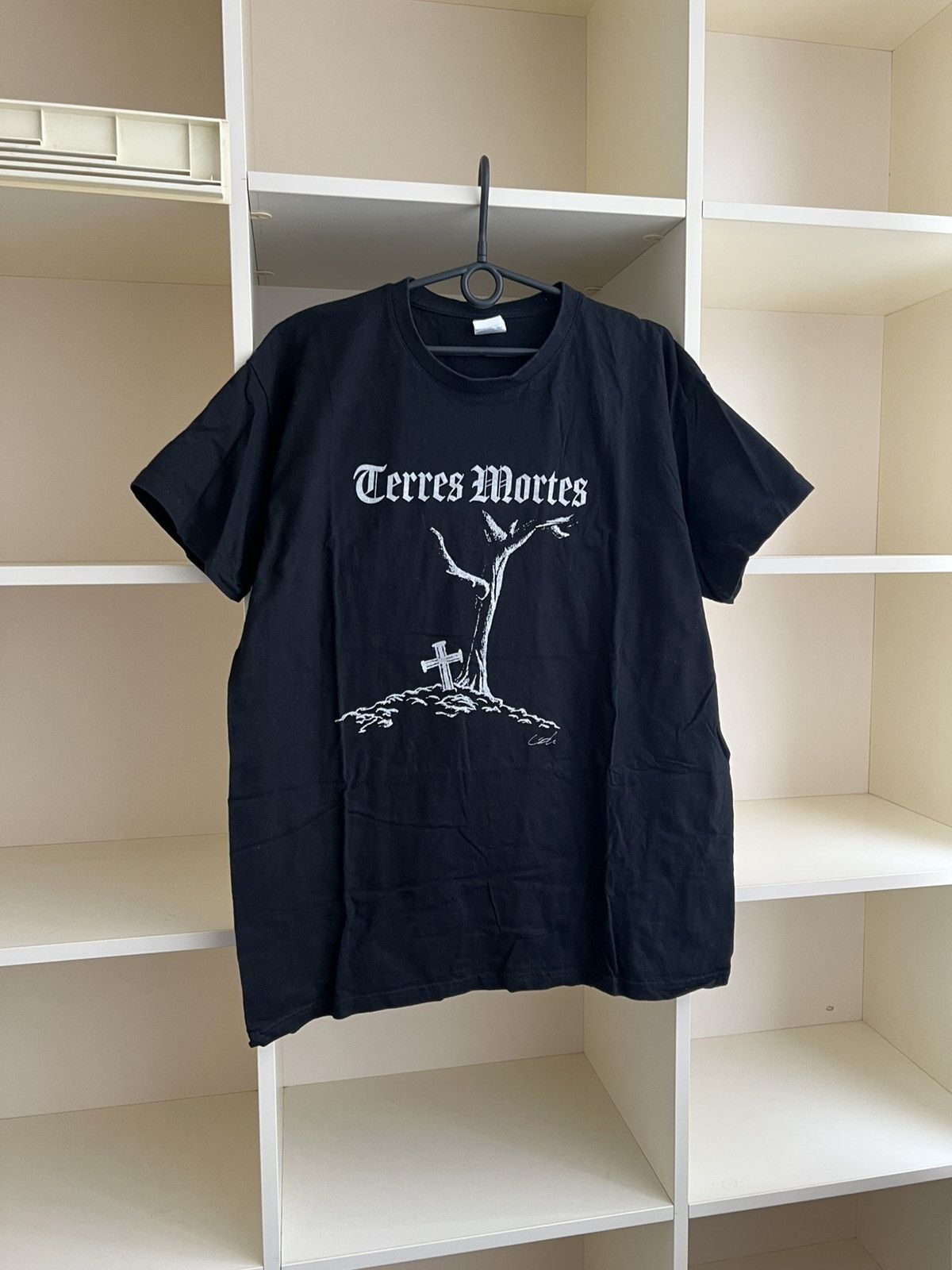 Band Tees Vintage Terres Mortes Black Metal Rock T-Shirt Tee Size L Size US L / EU 52-54 / 3 - 2 Thumbnail