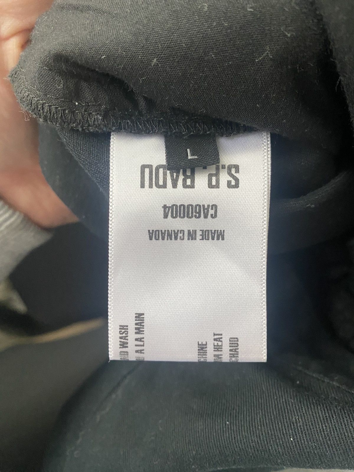 SPENCER BADU Spencer Badu Black Knee Pocket Cargo Black Size L Size US 34 / EU 50 - 6 Thumbnail