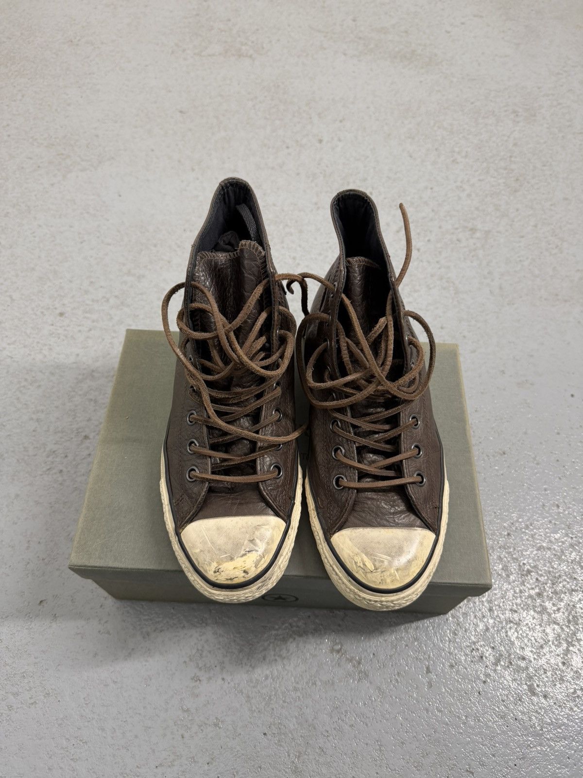 Converse × John Varvatos John Varvatos x Converse Leather Laces Sneakers With Box Size US 8.5 / EU 41-42 - 5 Thumbnail