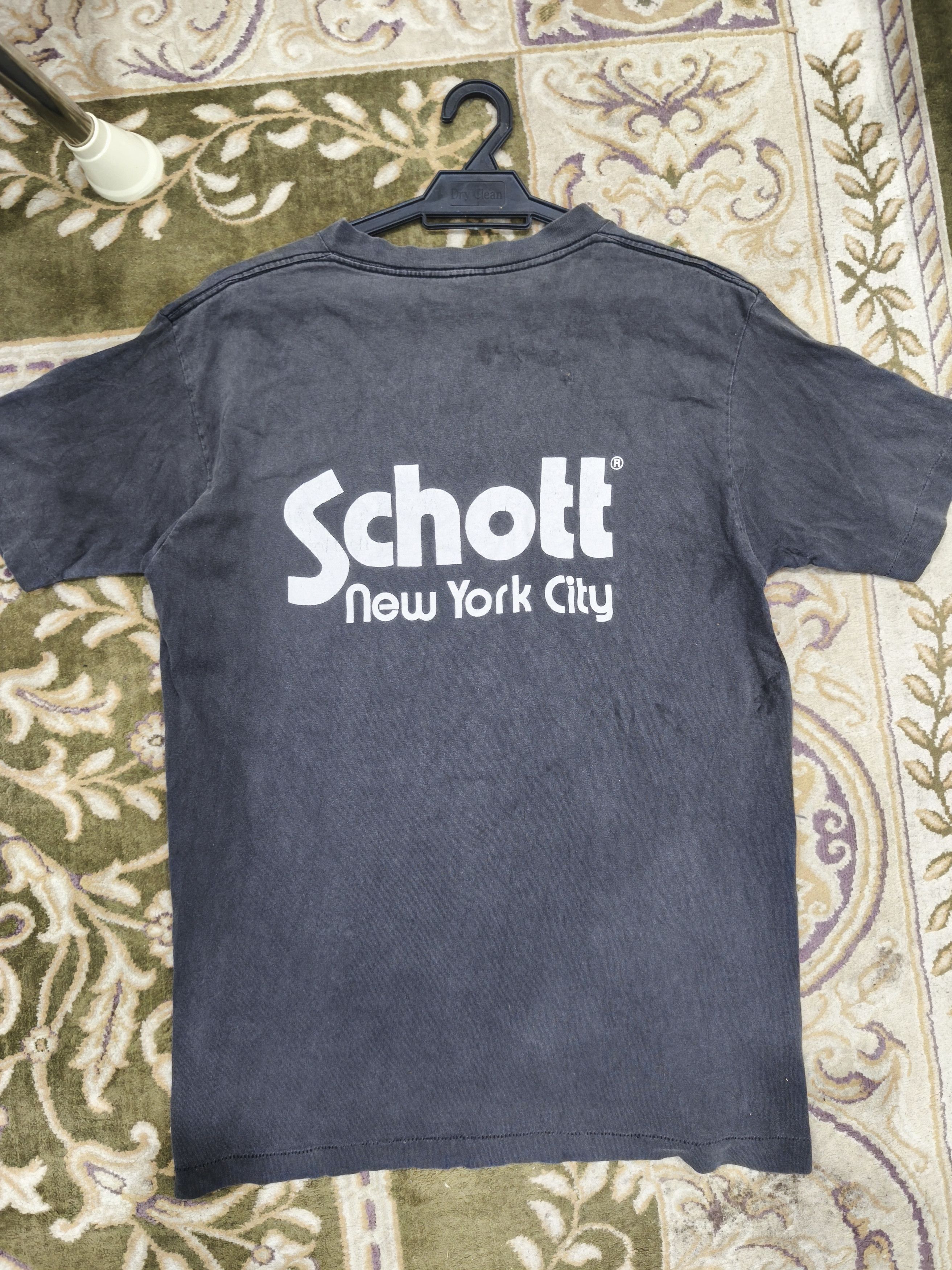 Schott Vintage Schott t shirt Size US M / EU 48-50 / 2 - 2 Thumbnail