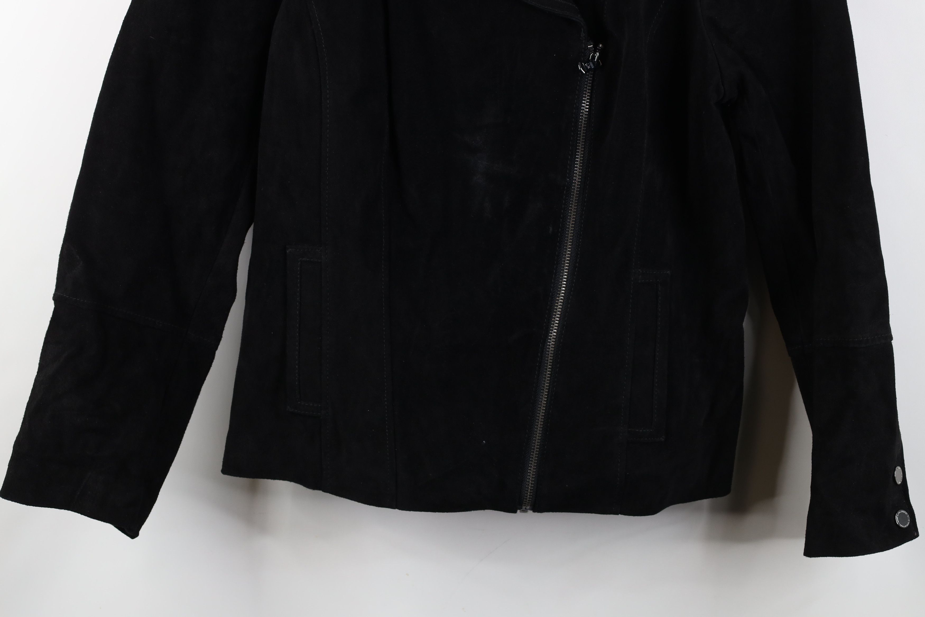 Vintage Vintage Y2K Streetwear Babydoll Suede Leather Bomber Jacket Size XL / US 12-14 / IT 48-50 - 3 Thumbnail