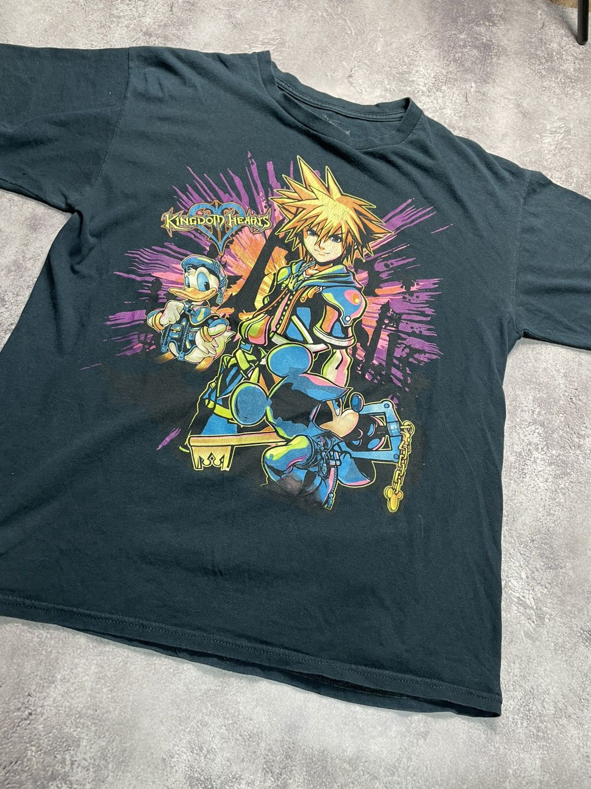 Disney Vtg Y2K Disney Kingdom Hearts Promo Game Tee Sora L Size US L / EU 52-54 / 3 - 4 Thumbnail