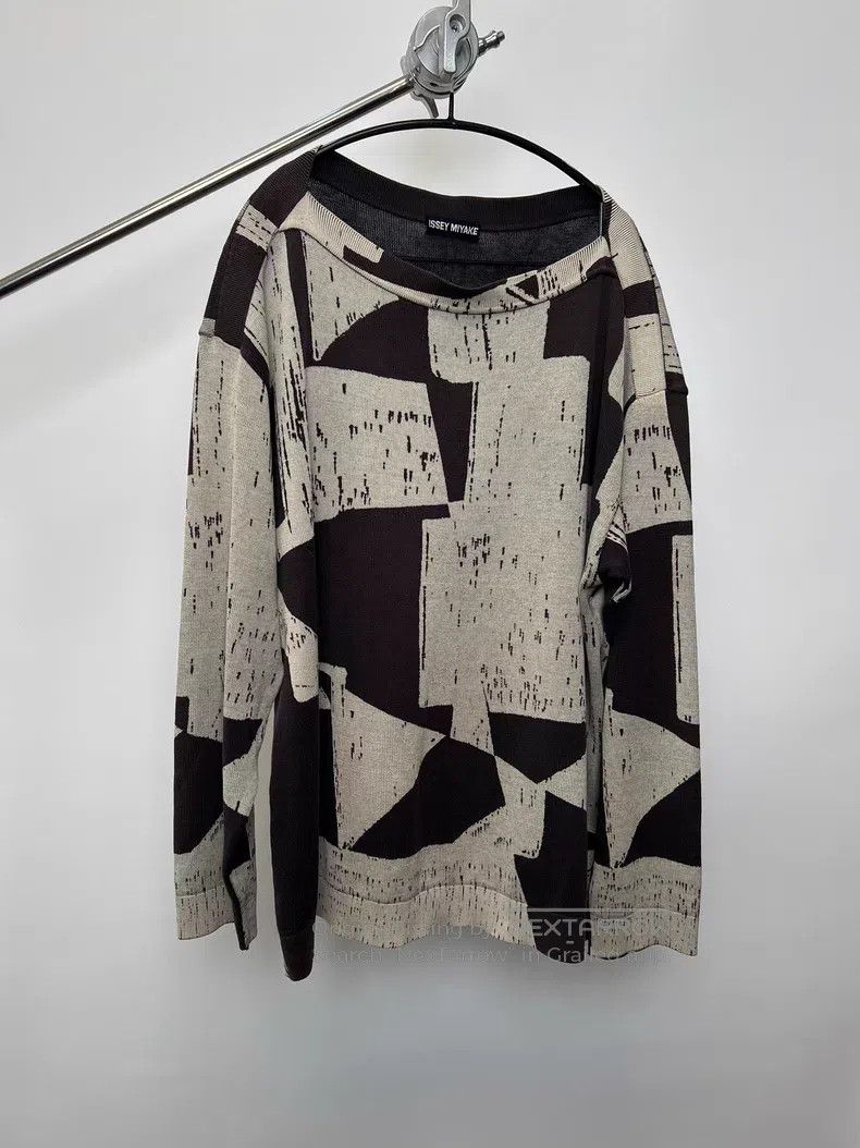 Issey Miyake Issey Miyake Special Collar Knit Sweater Size US M / EU 48-50 / 2 - 2 Thumbnail