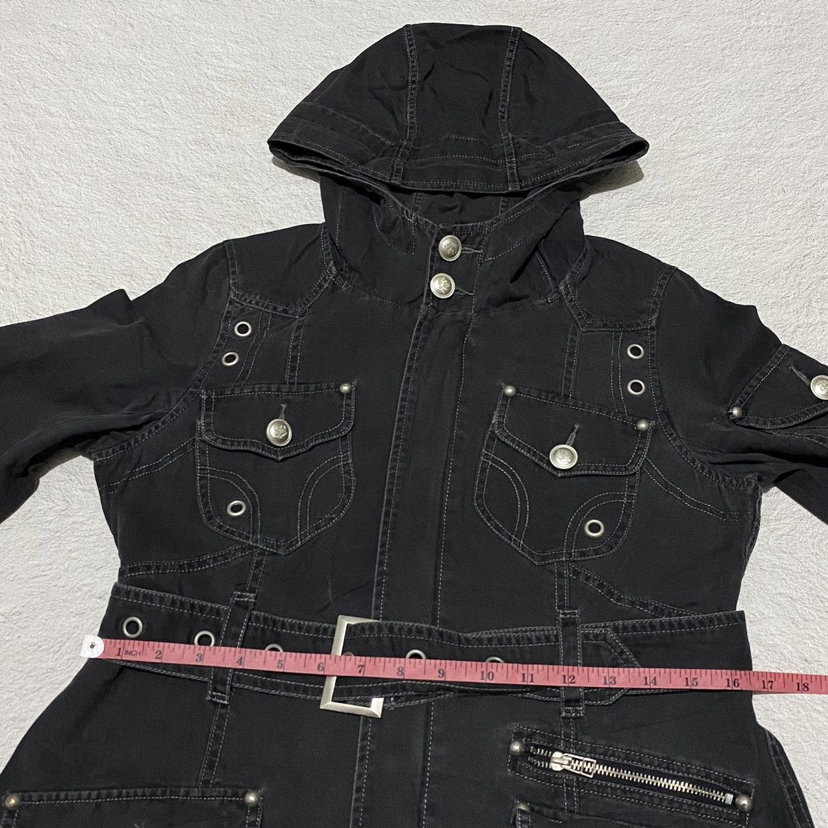 If Six Was Nine 🔥RARE🔥 Algonquins 2000s Bondage Jacket Size M / US 6-8 / IT 42-44 - 6 Thumbnail
