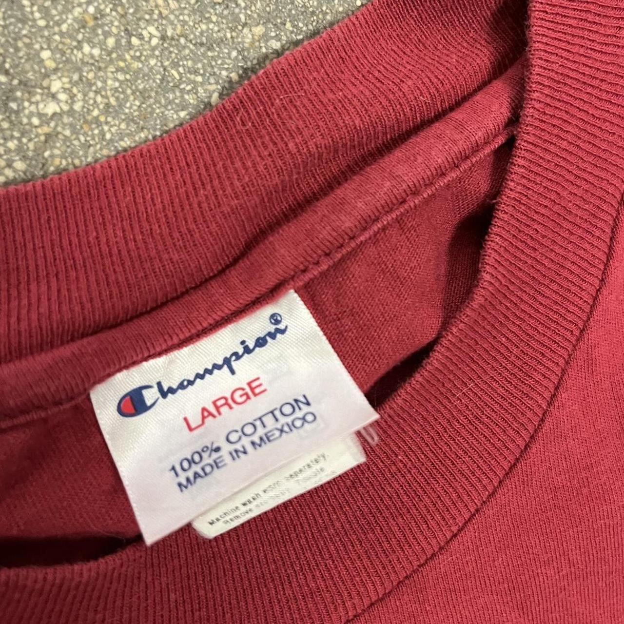 Champion 2000s Transylvania University Red Champion T shirt Size US L / EU 52-54 / 3 - 4 Thumbnail