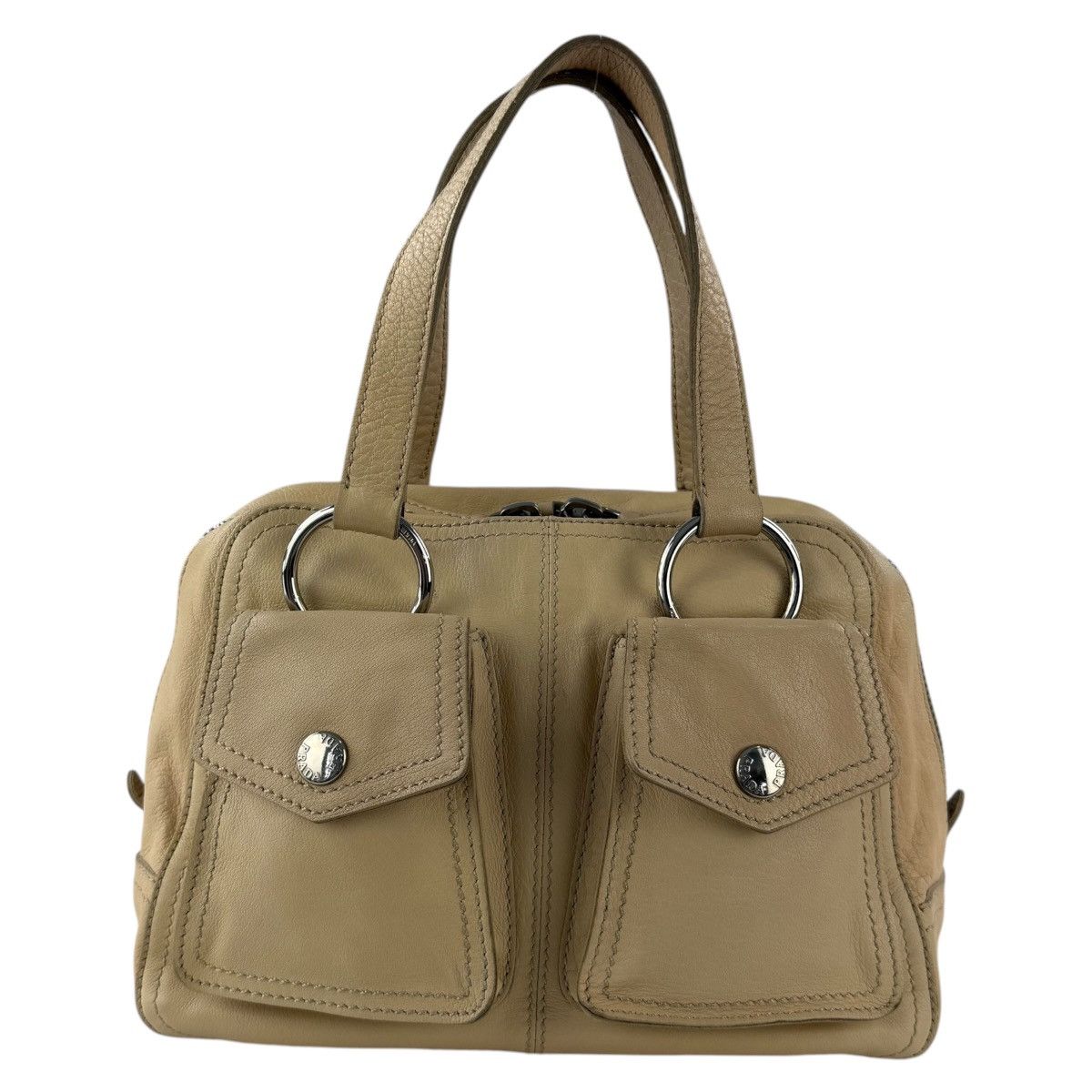 Prada Prada Leather Double Pocket Shoulder Bag Size ONE SIZE - 2 Thumbnail