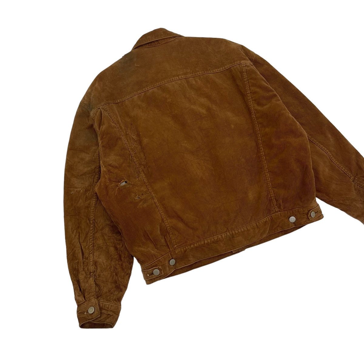 Wrangler Vintage Distressed Wrangler Corduroy Trucker Jacket Size US M / EU 48-50 / 2 - 12 Thumbnail