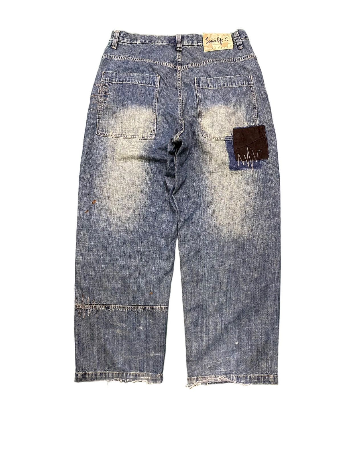 JNCO × Southpole Southpole Y2K Baggy Patchwork Jeans Size US 36 / EU 52 - 2 Thumbnail