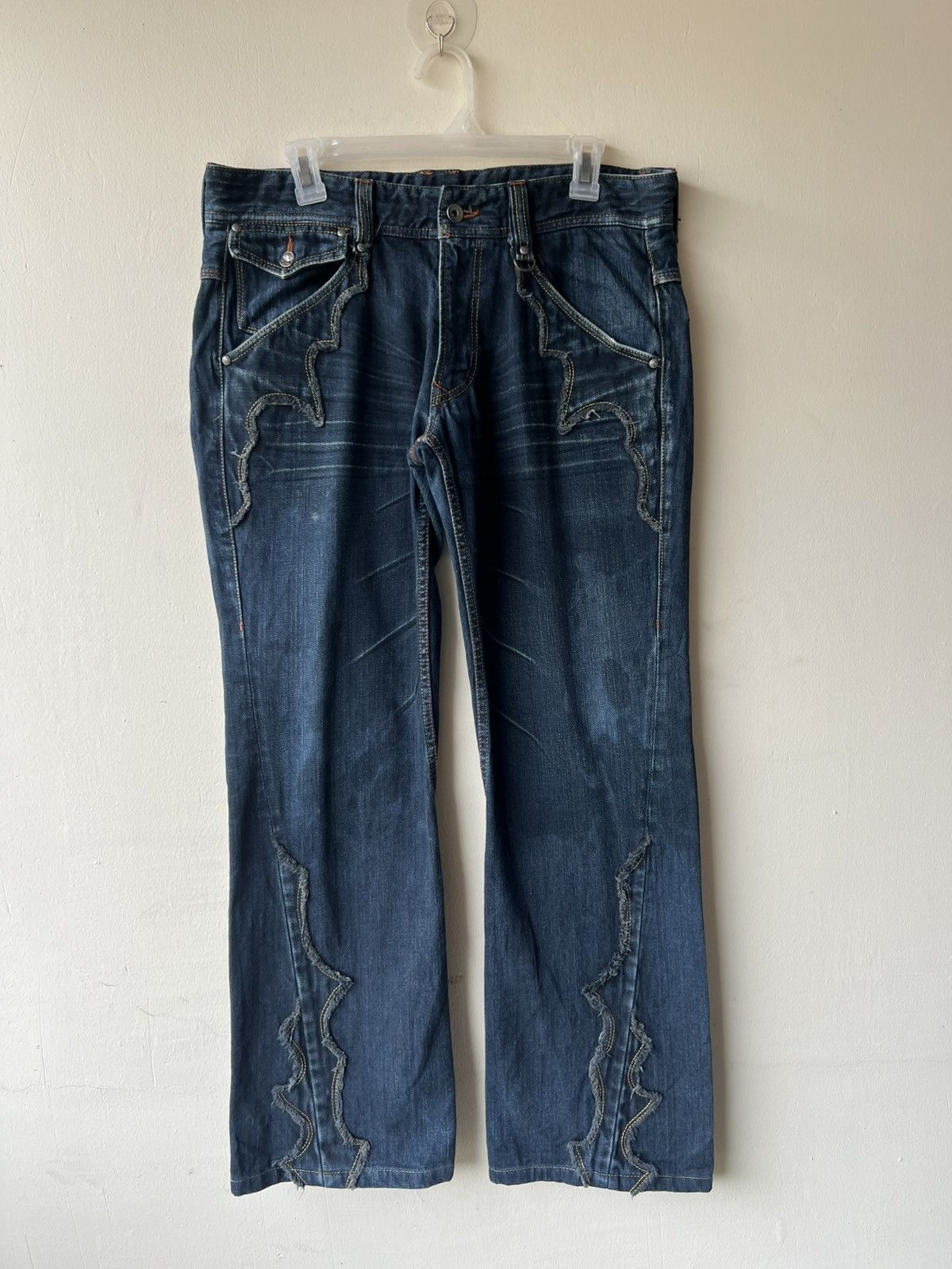 Nicole Club Nicole Club For Men Oily Waxed Denim Jeans Size US 31 - 2 Thumbnail