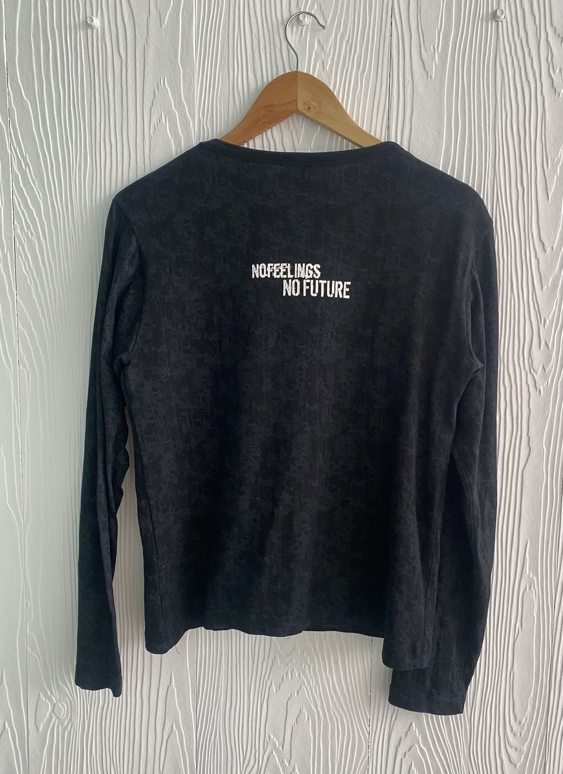 Seditionaries Bodger Punk Anarchy Cropped Long Sleeve T-shirt Size M / US 6-8 / IT 42-44 - 2 Thumbnail