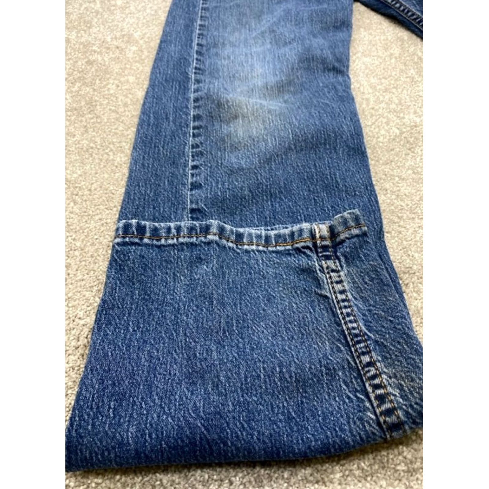 Levi's VINTAGE Levi's 501 Jeans Mens 36x32 Blue Denim Button Fly Straight 4605 Jeans Mens Size US 36 / EU 52 - 2 Thumbnail