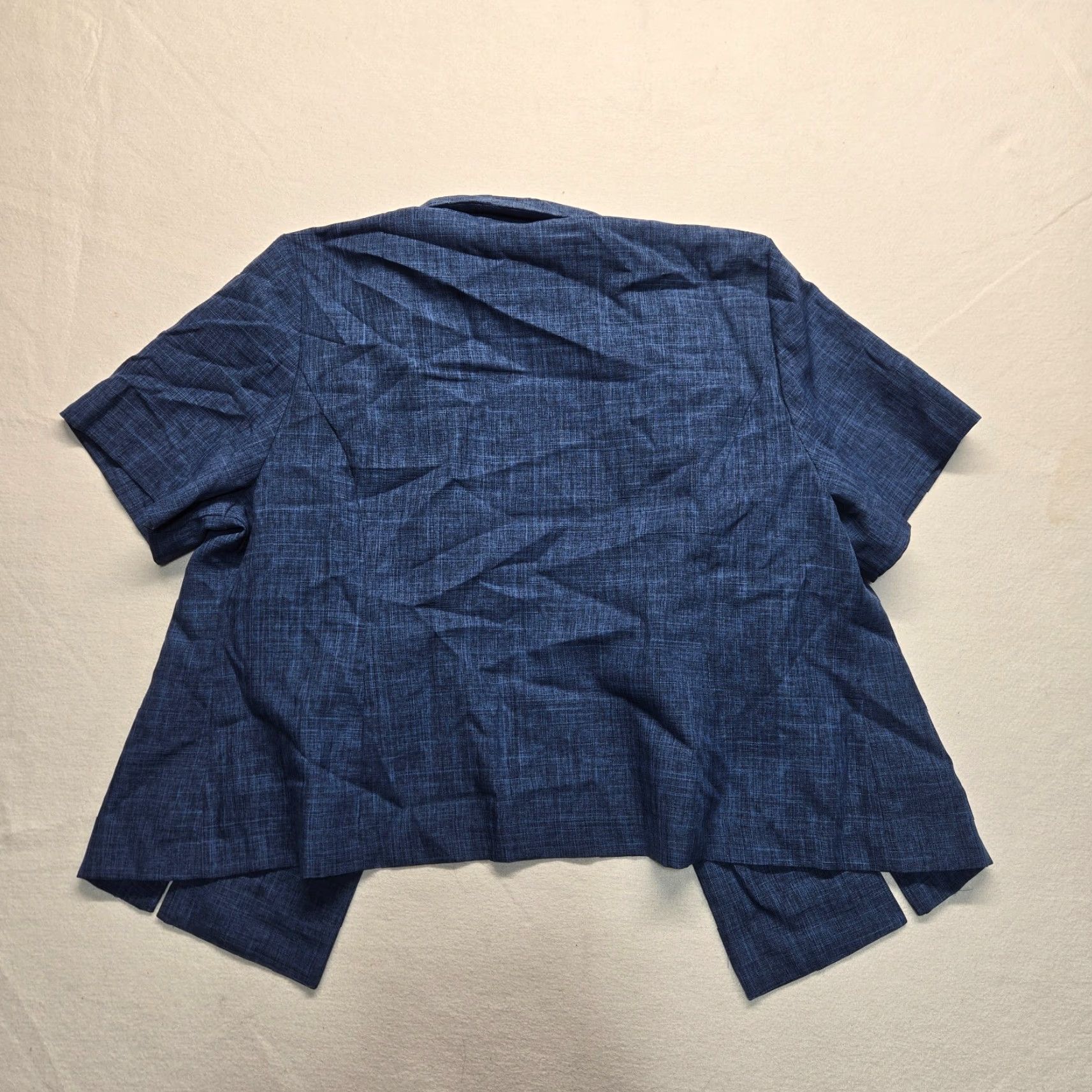 Vintage Sag Harbor Blazer Shirt Adult Women's 18W Blue Floral 90s Career Jacket Womens Sag Harbor Blazer 18W Blue Floral Size XXL / US 16-18 / IT 52-54 - 7 Thumbnail