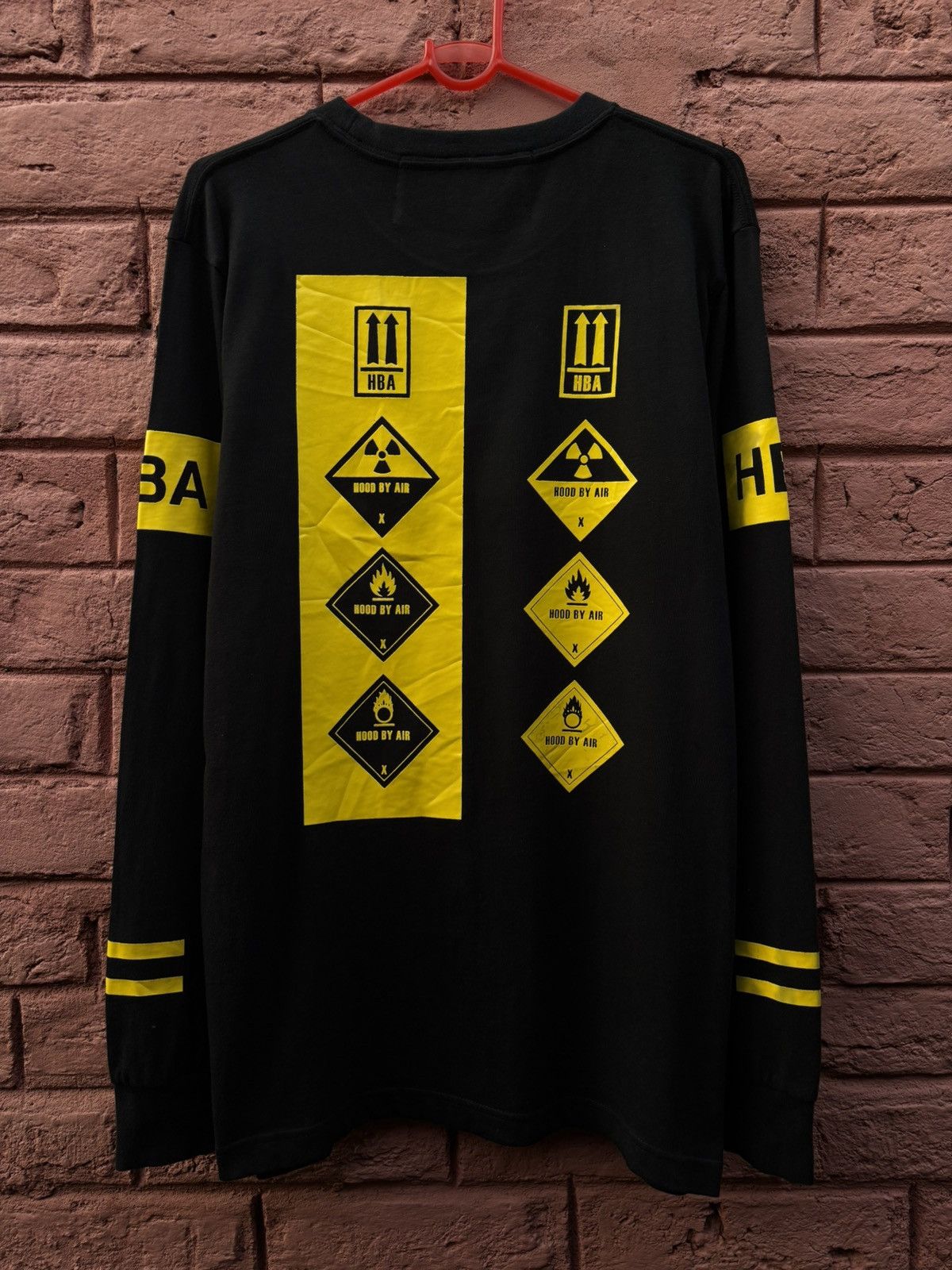 Hood By Air HBA Long Sleeve Skeleton Zipper Tee | Grailed
