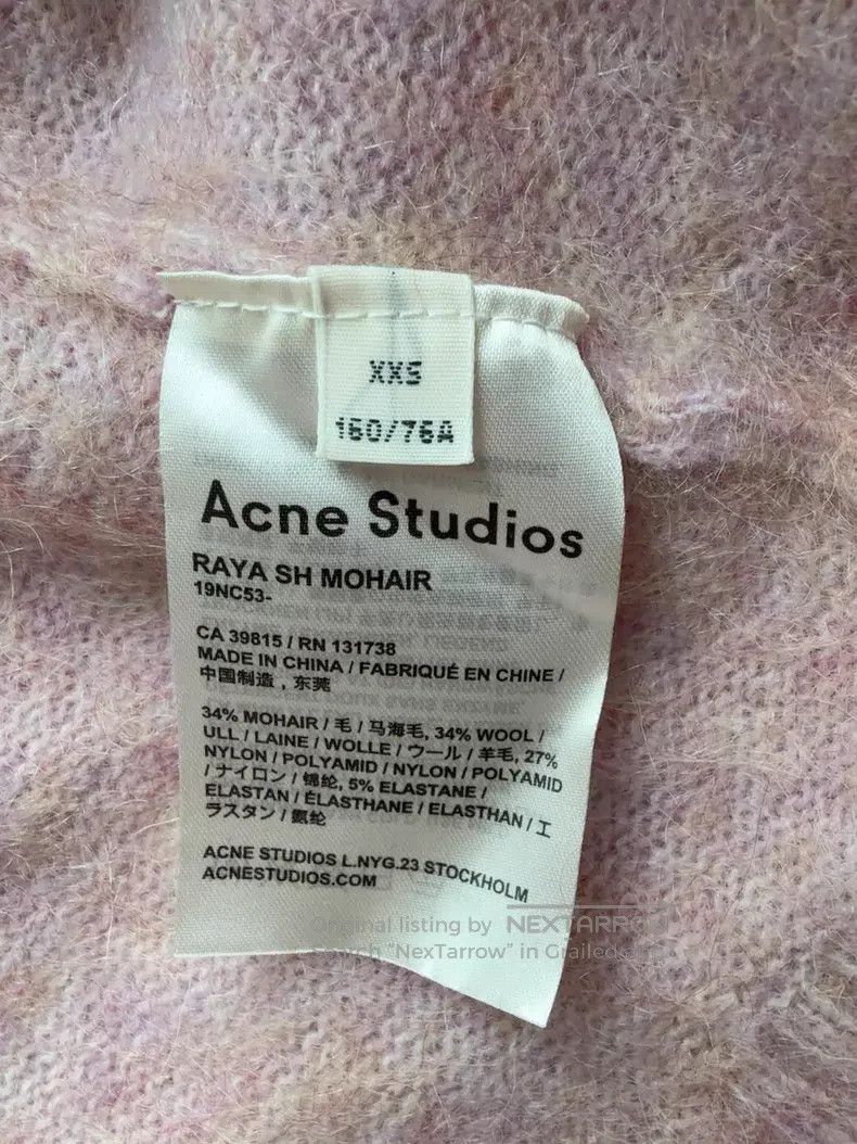 Acne Studios Acne Studios Pink Sweater Size XXS / US 00 / IT 34 - 5 Thumbnail