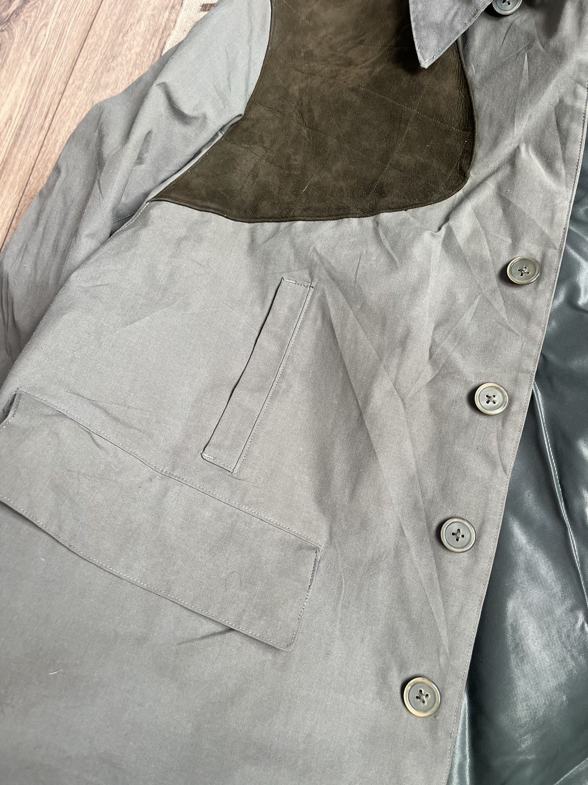 Other Adolphe Lafont 50s Olive Scotchgard France Hunting Jacket Size US L / EU 52-54 / 3 - 6 Thumbnail