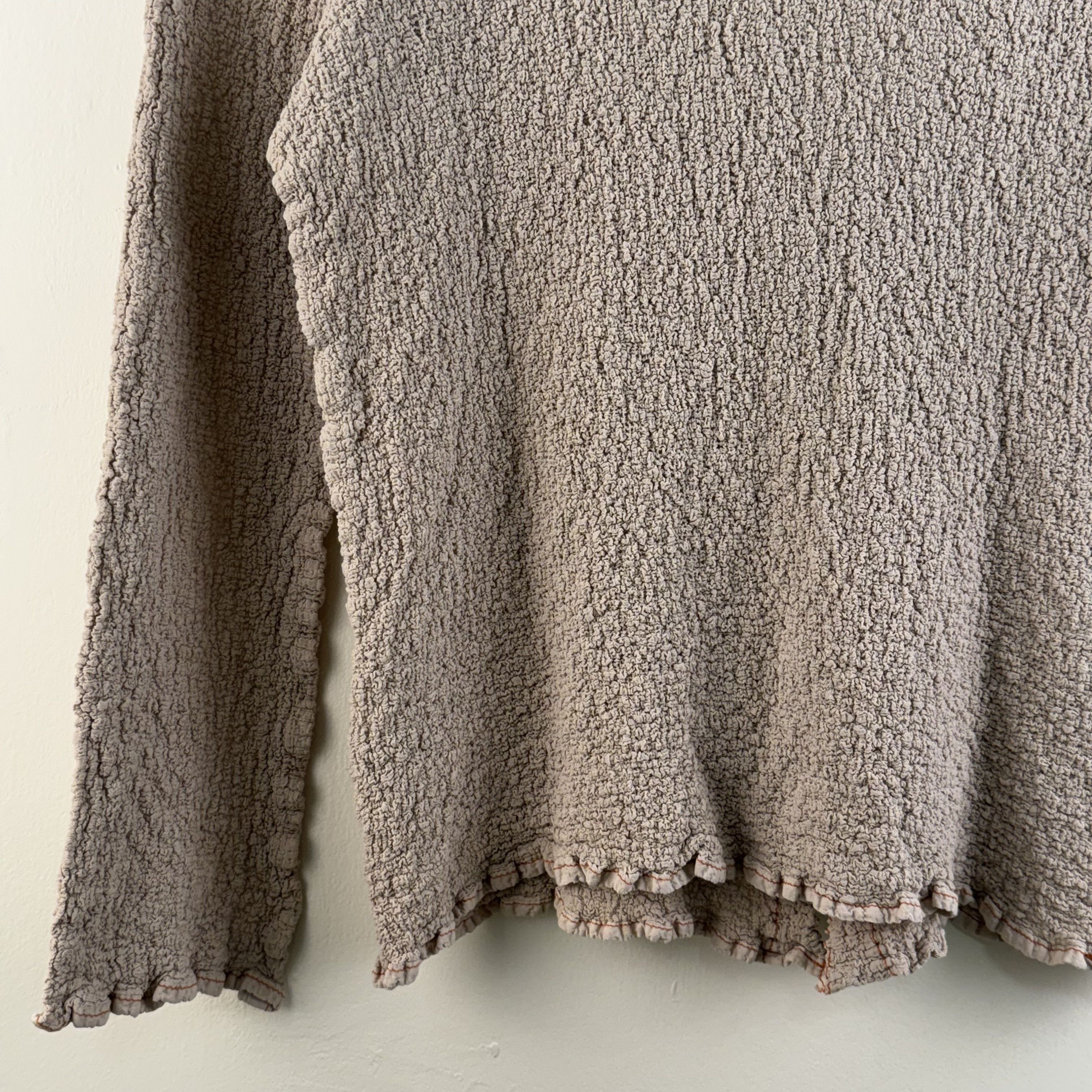 Issey Miyake Issey Miyake Me Cauliflower Long Sleeve Shirt Size S / US 4 / IT 40 - 7 Thumbnail