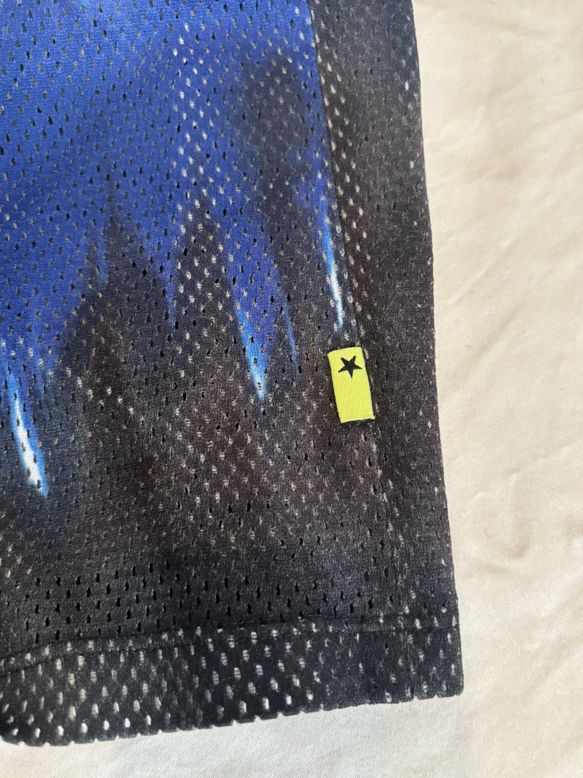 MSGM MSGM Men's Tie Dye Mesh Tank Top Blue Yellow Pocketed Size M Size US M / EU 48-50 / 2 - 9 Thumbnail