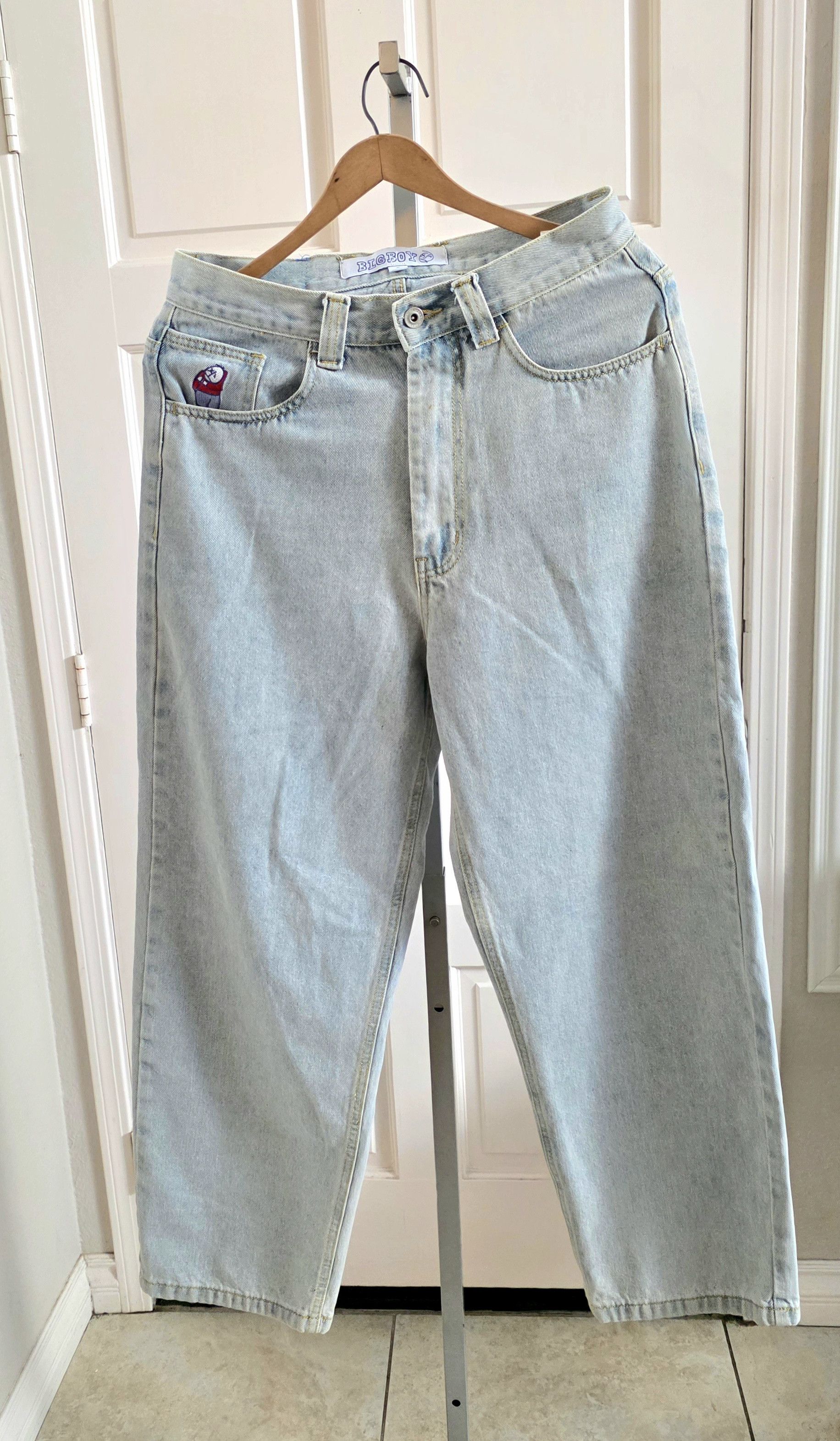 Polar Skate Co. Rare Polar Skate Company Big Boy baggy Blue denim jeans Size US 30 / EU 46 - 1 Thumbnail