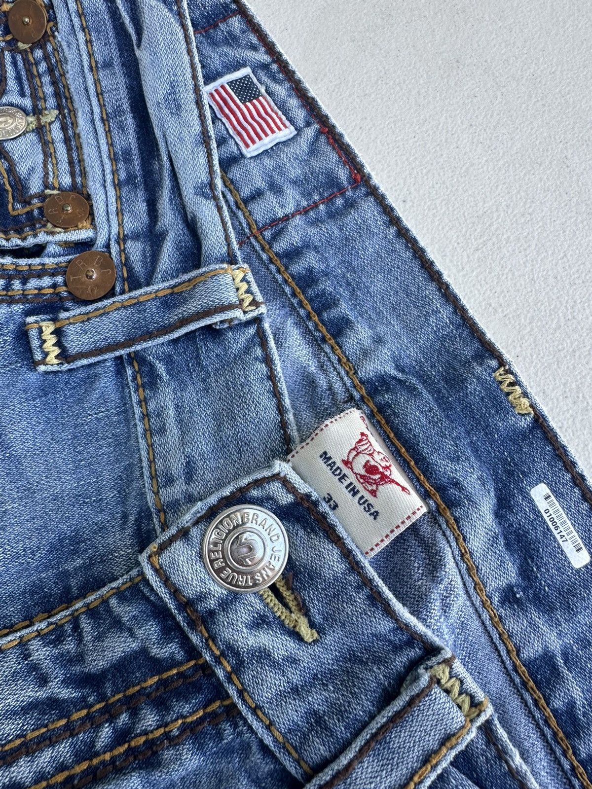 True Religion True Religion Ricky Big Q T jeans Size US 33 - 7 Thumbnail